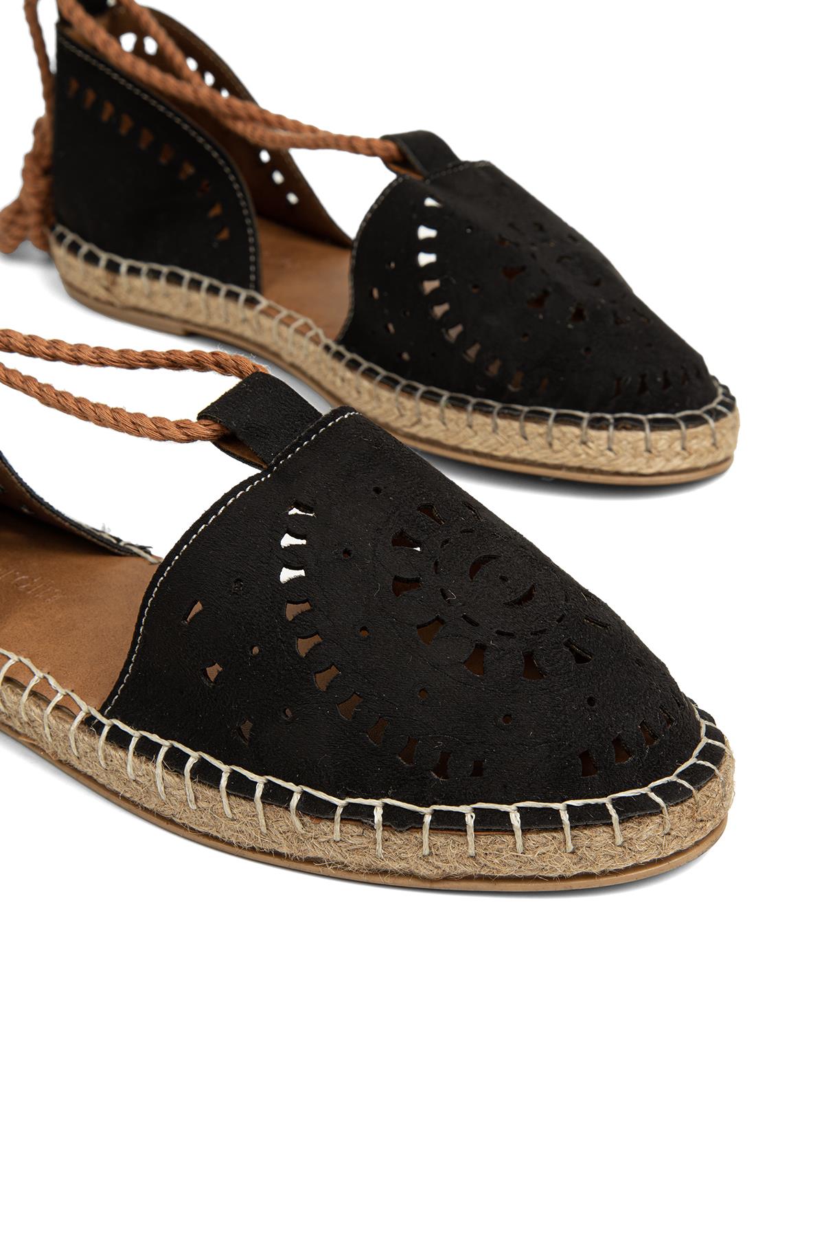 ® | PC-52271-3592 Siyah - Kadın Sandalet - Görsel 5