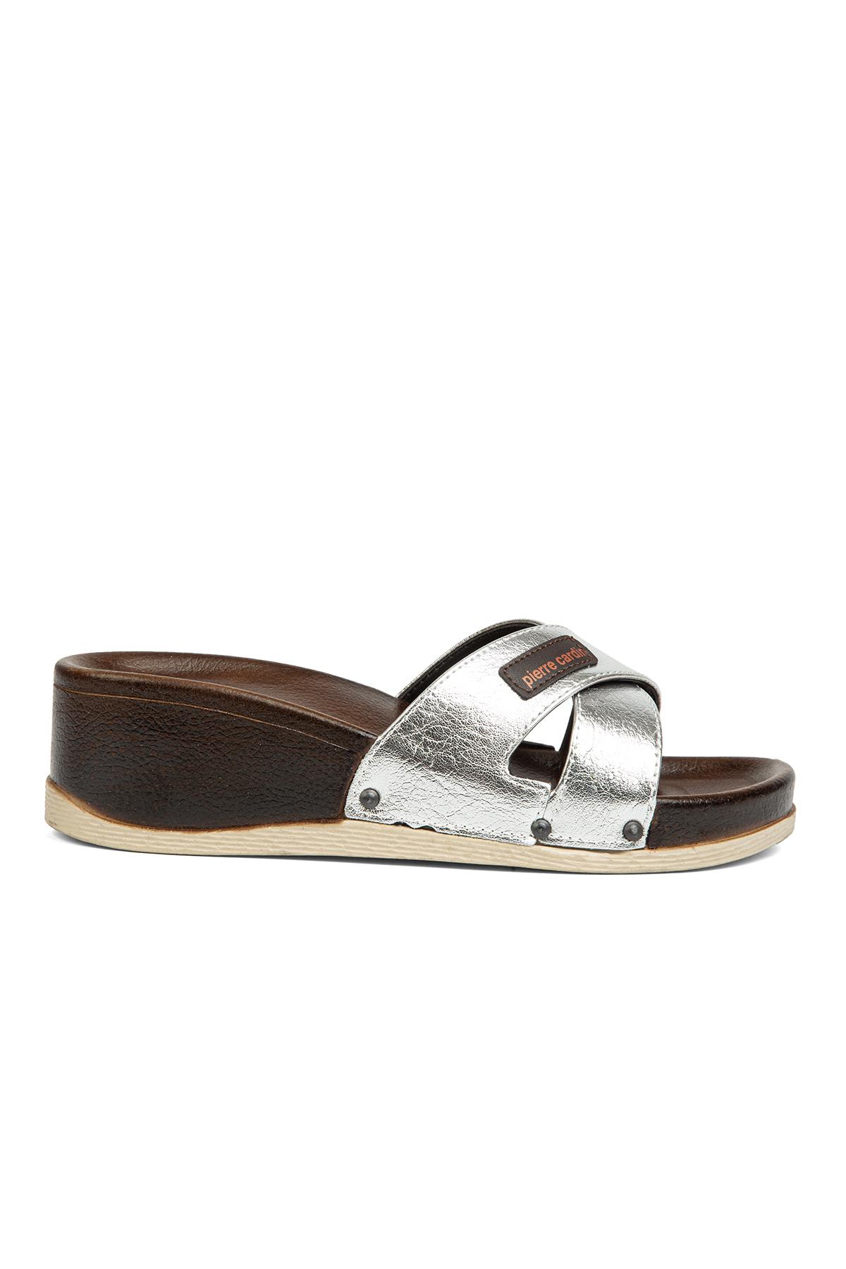 ® | PC-7010-Gumus - Kadın Terlik - Görsel 3