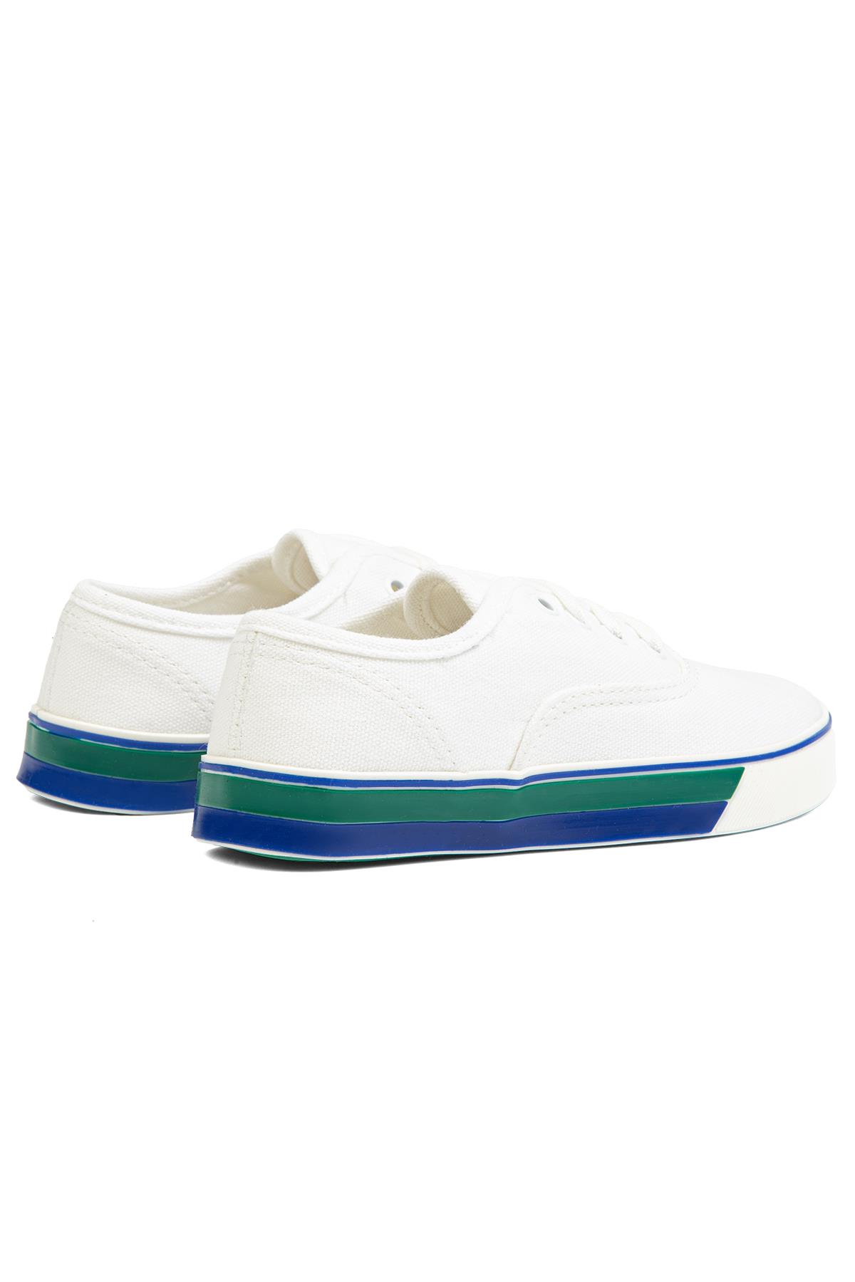 ® |BN-30957- 3570 Beyaz Yeşil - Çocuk Spor Ayakkabı - Görsel 4