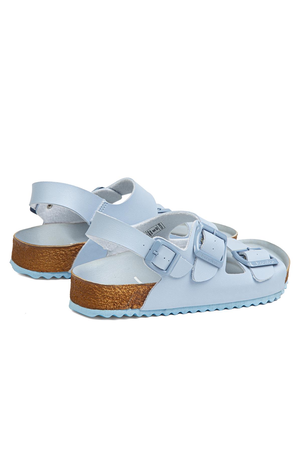 ® | BN-1222- Acik Mavi - Kadın Sandalet - Görsel 5