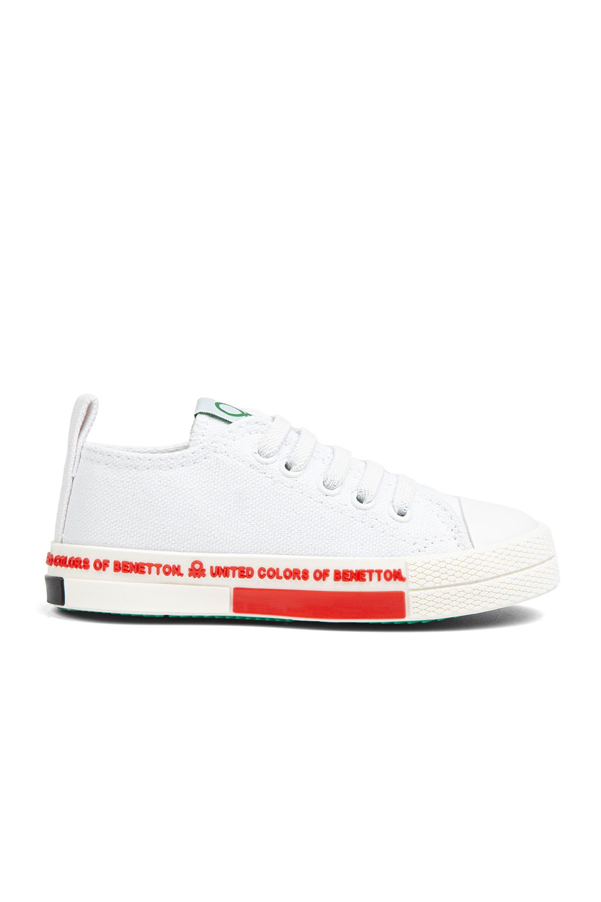 ® | BN-30978- Beyaz Kirmizi - Çocuk Spor Ayakkabı - Görsel 2