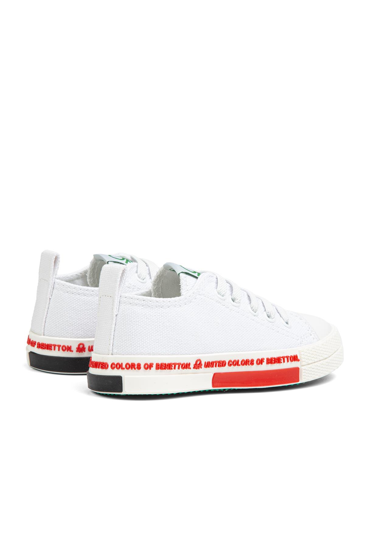 ® | BN-30978- Beyaz Kirmizi - Çocuk Spor Ayakkabı - Görsel 5