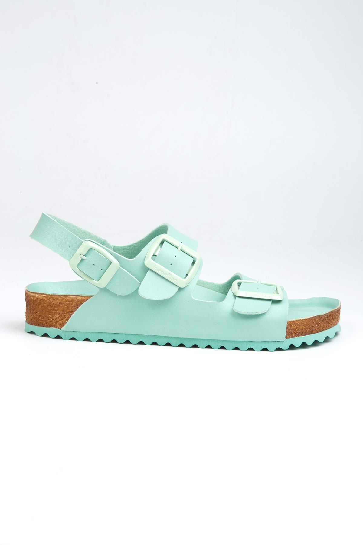 ® | BN-1222- 3489 Acik Yesil - Kadın Sandalet - Görsel 2