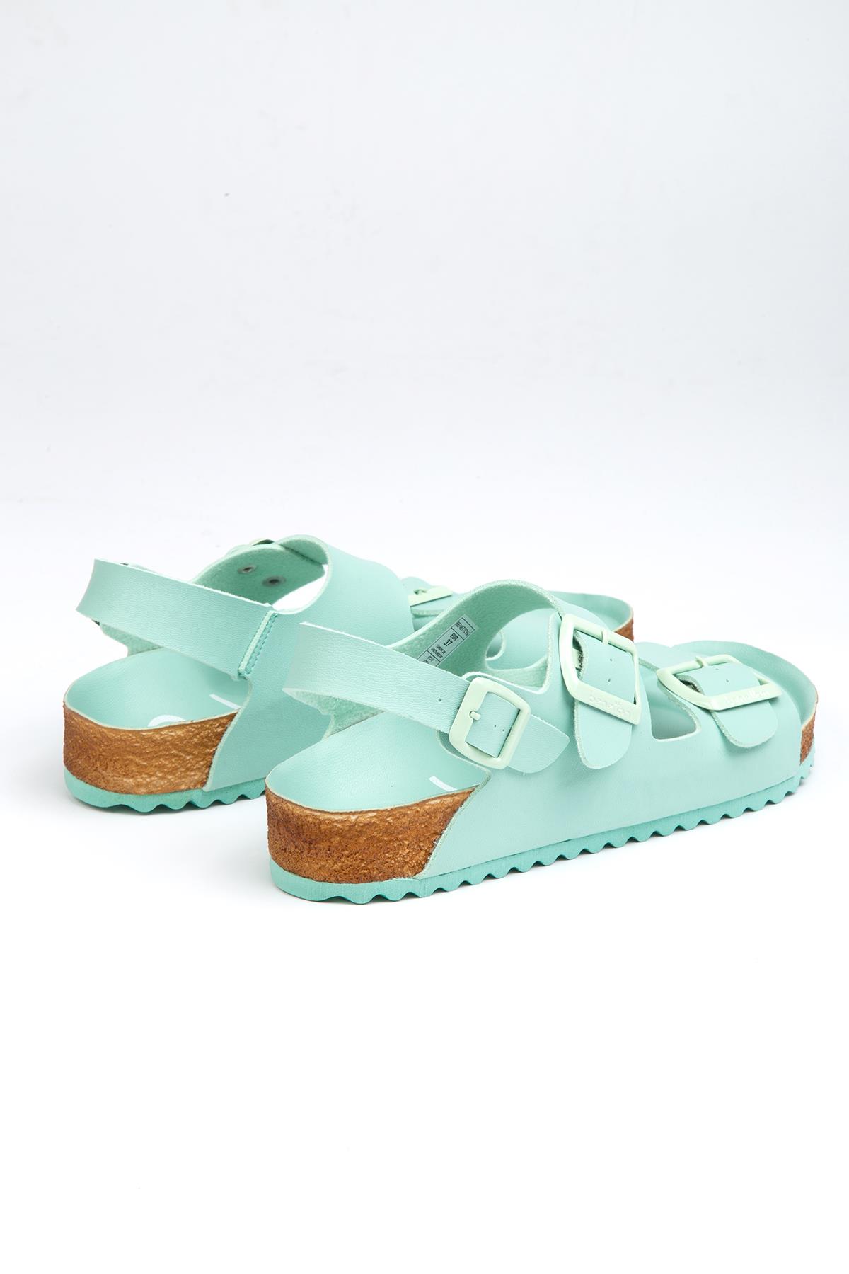 ® | BN-1222- 3489 Acik Yesil - Kadın Sandalet - Görsel 4