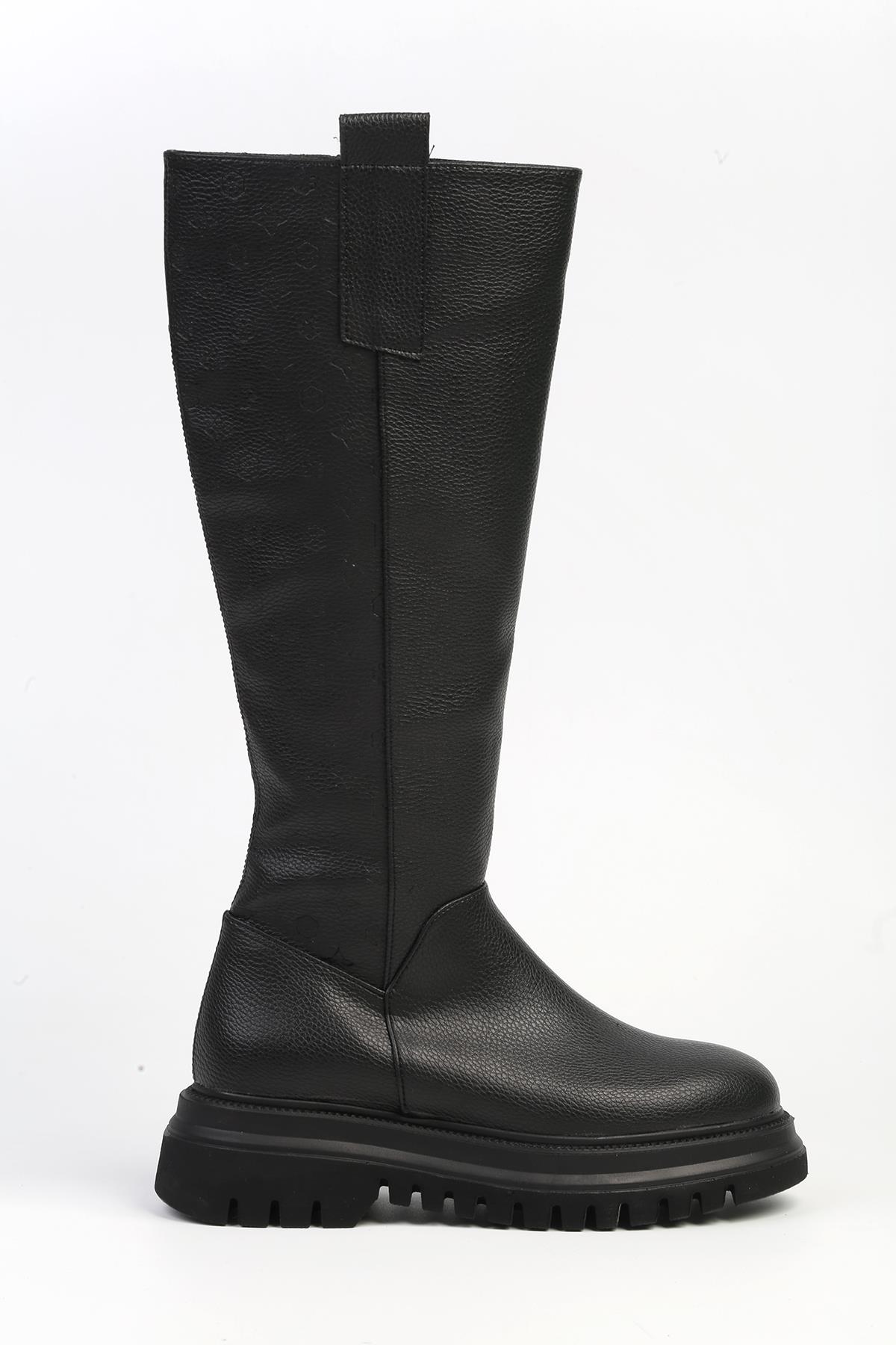 ® | PC-52547 - Siyah-Kadın Çizme - Görsel 2