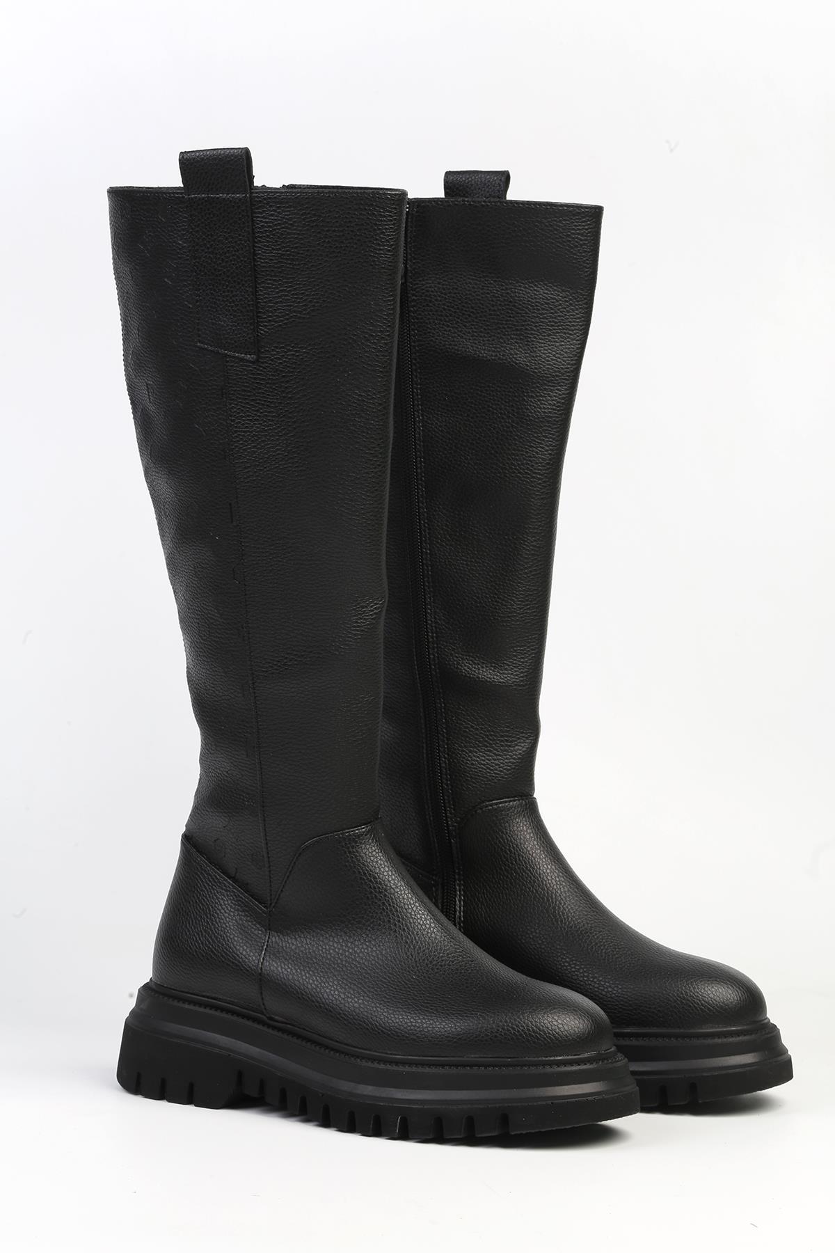 ® | PC-52547 - Siyah-Kadın Çizme - Görsel 3
