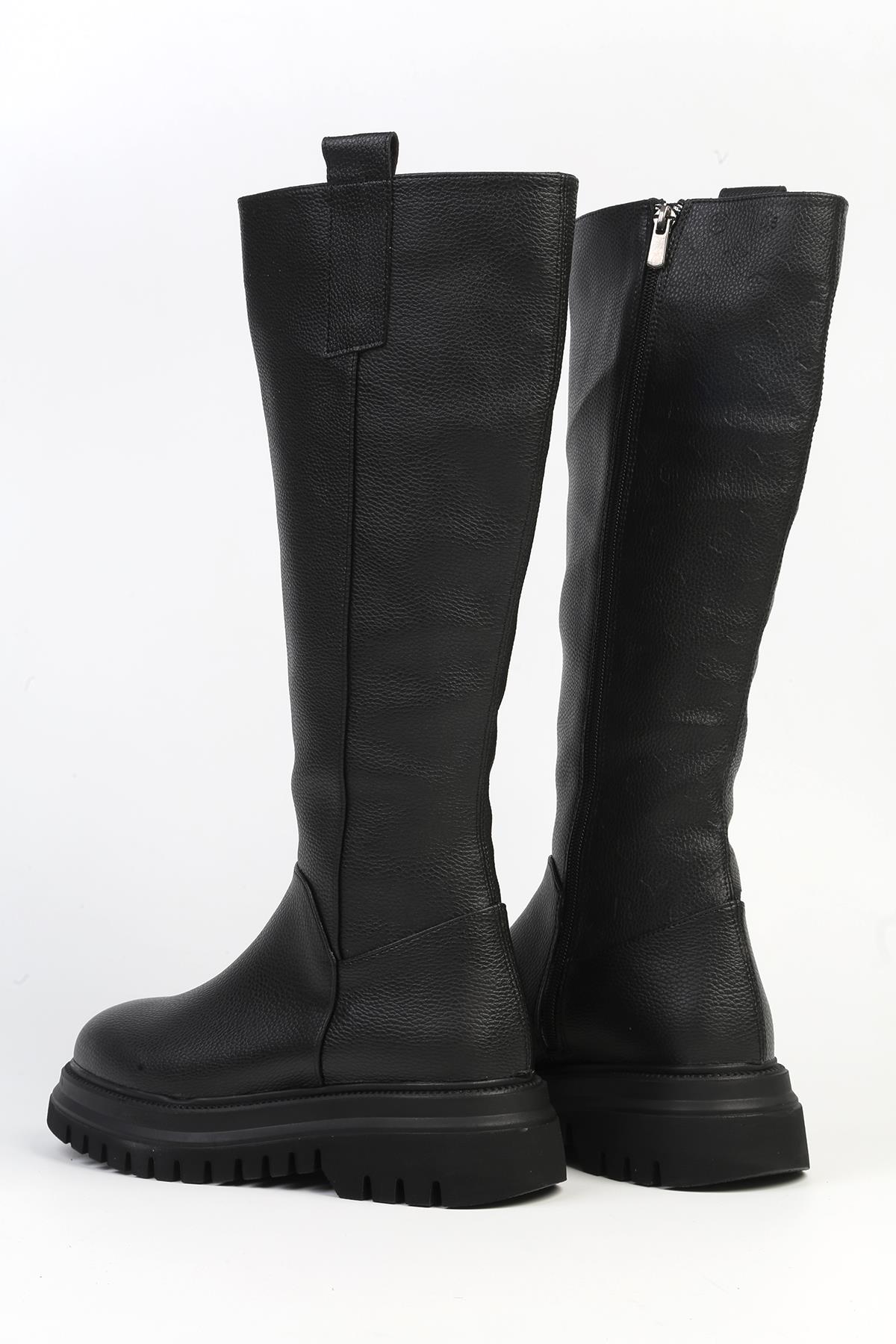 ® | PC-52547 - Siyah-Kadın Çizme - Görsel 4