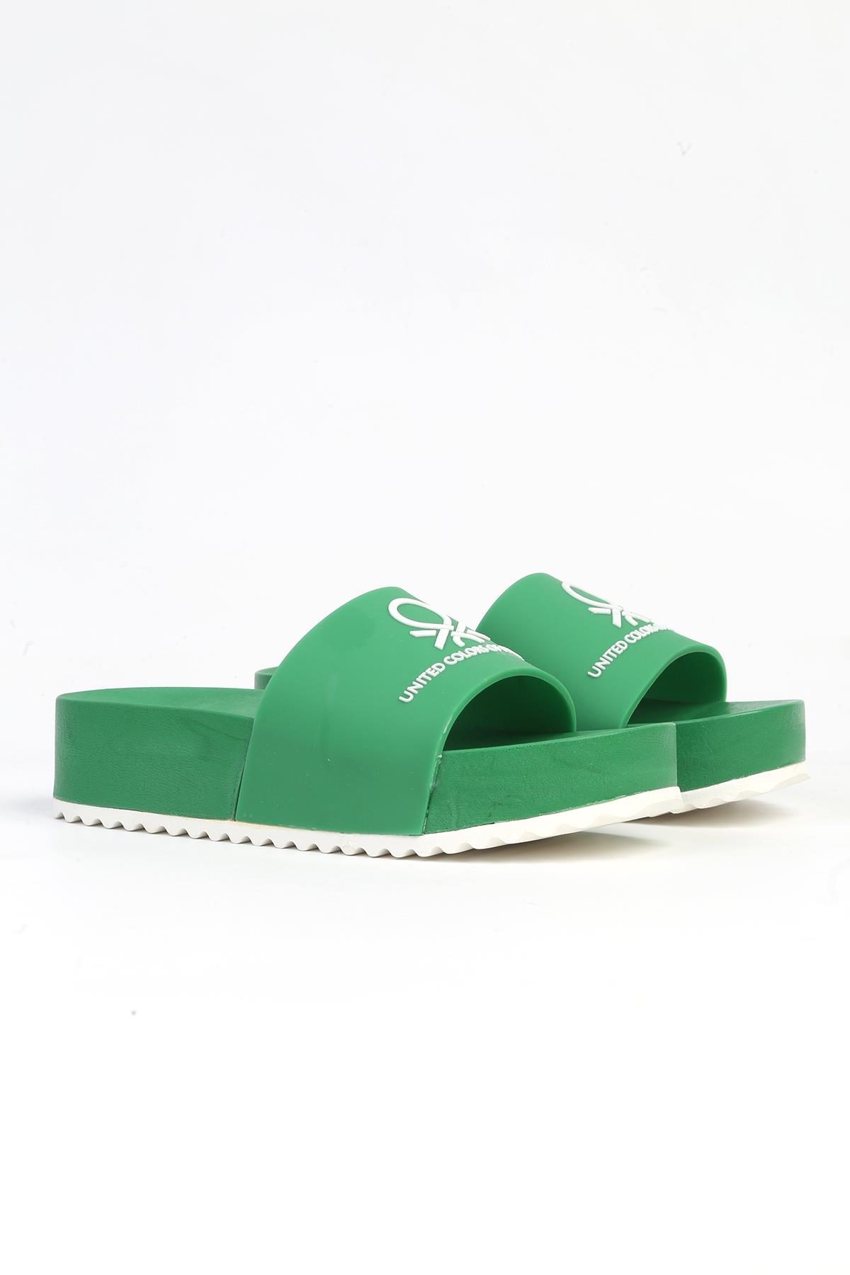 ® | BN-1211- 3489 Yesil-Kadın Terlik - Görsel 3