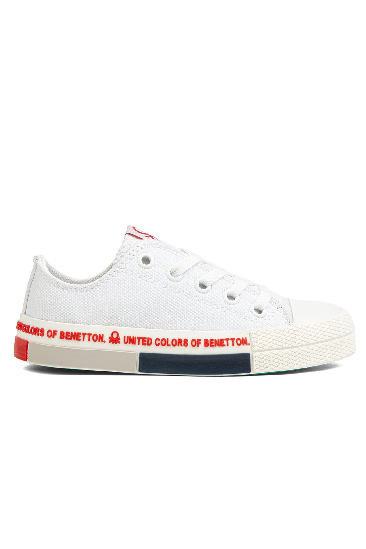 ®| BN-70019 - Beyaz Kirmizi - Çocuk Spor Ayakkabı - Görsel 2