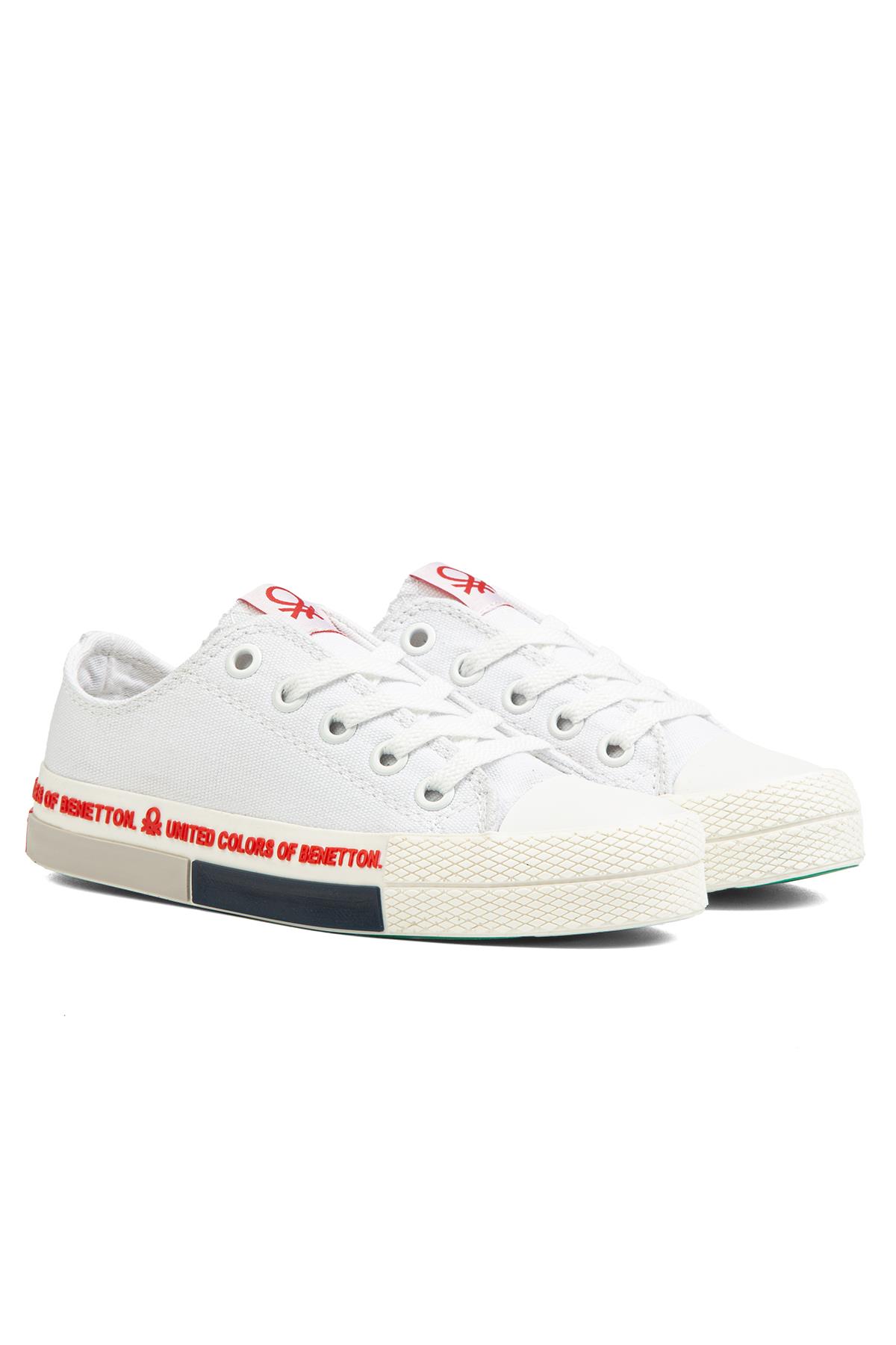 ®| BN-70019 - Beyaz Kirmizi - Çocuk Spor Ayakkabı - Görsel 3