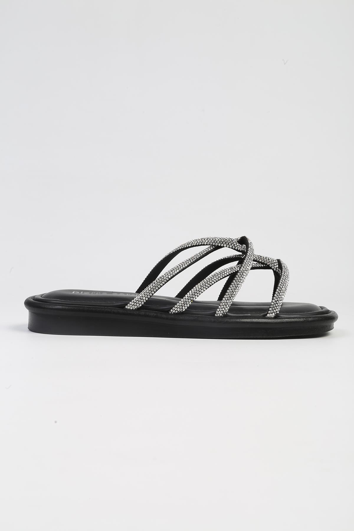 ® | PC-5104-3891 Siyah-Kadın Terlik - Görsel 2