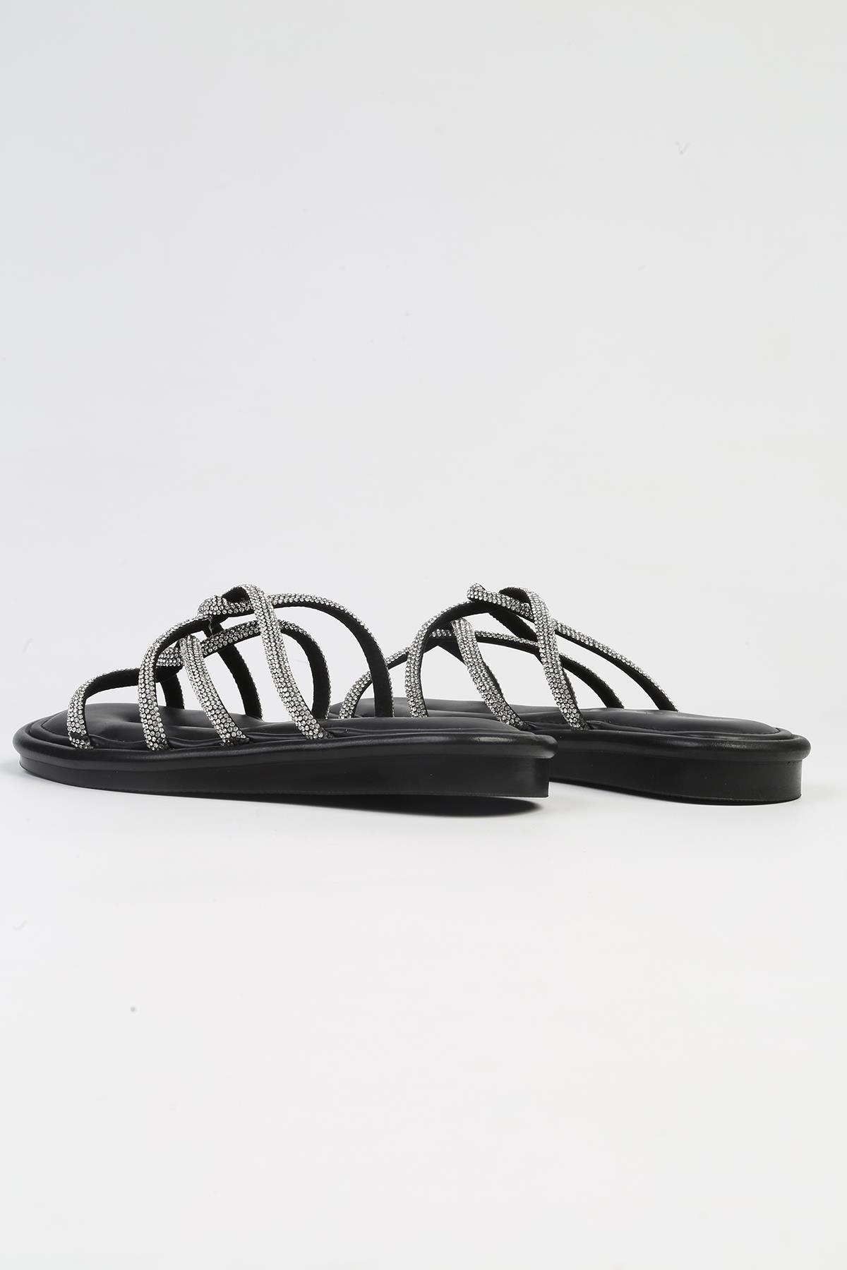 ® | PC-5104-3891 Siyah-Kadın Terlik - Görsel 4