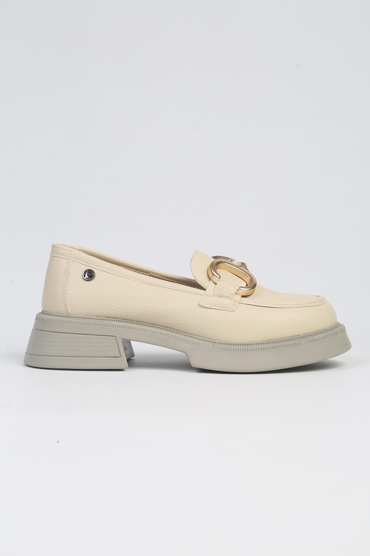 ® | PC-52650 - 3441 Krem-Kadın Günlük Ayakkabı - Görsel 2