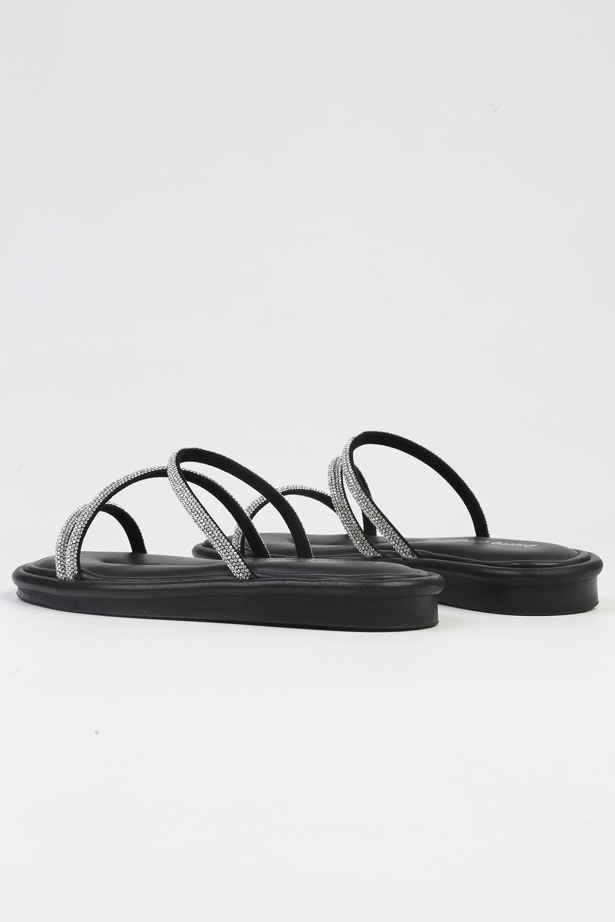 ® | PC-5102-3891 Siyah-Kadın Terlik - Görsel 4