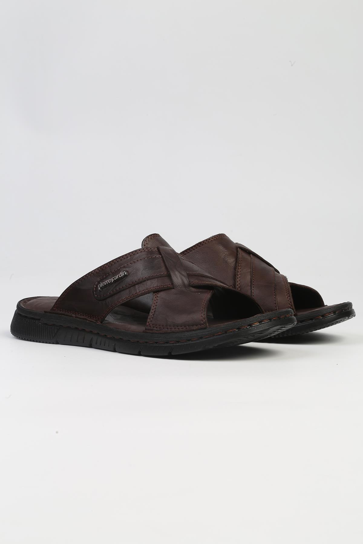 ® | PC-7153 - 2115 Kahve-Erkek Terlik - Görsel 3