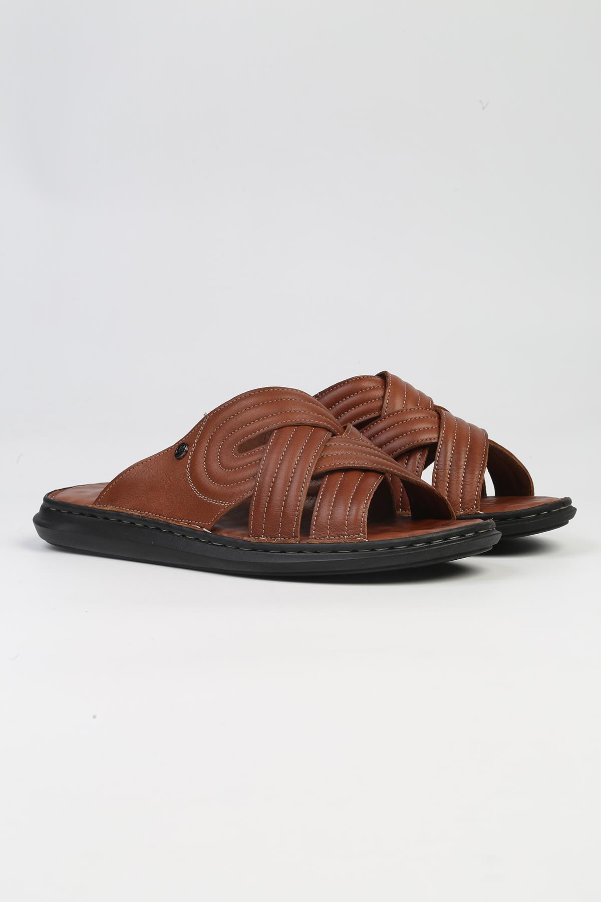 ® | PC-5119-3892 Taba-Erkek Terlik - Görsel 3