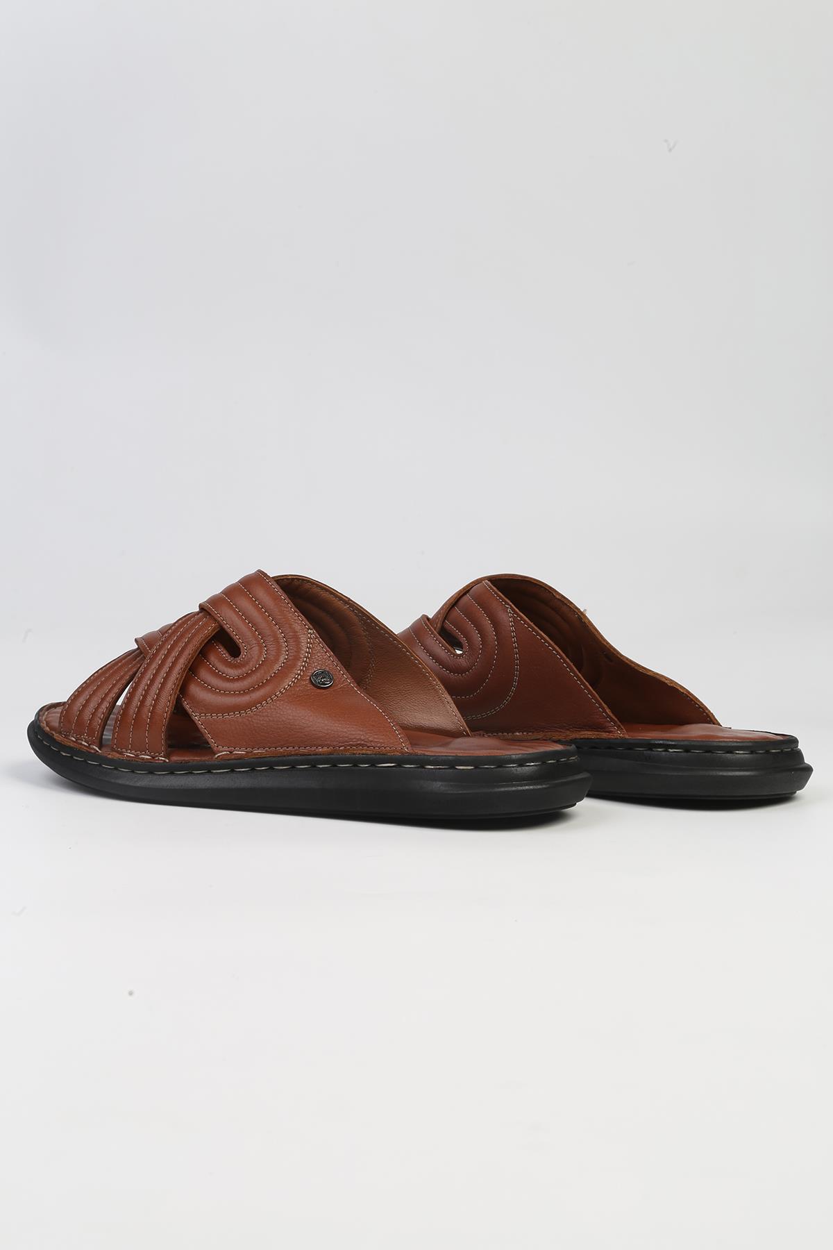 ® | PC-5119-3892 Taba-Erkek Terlik - Görsel 4