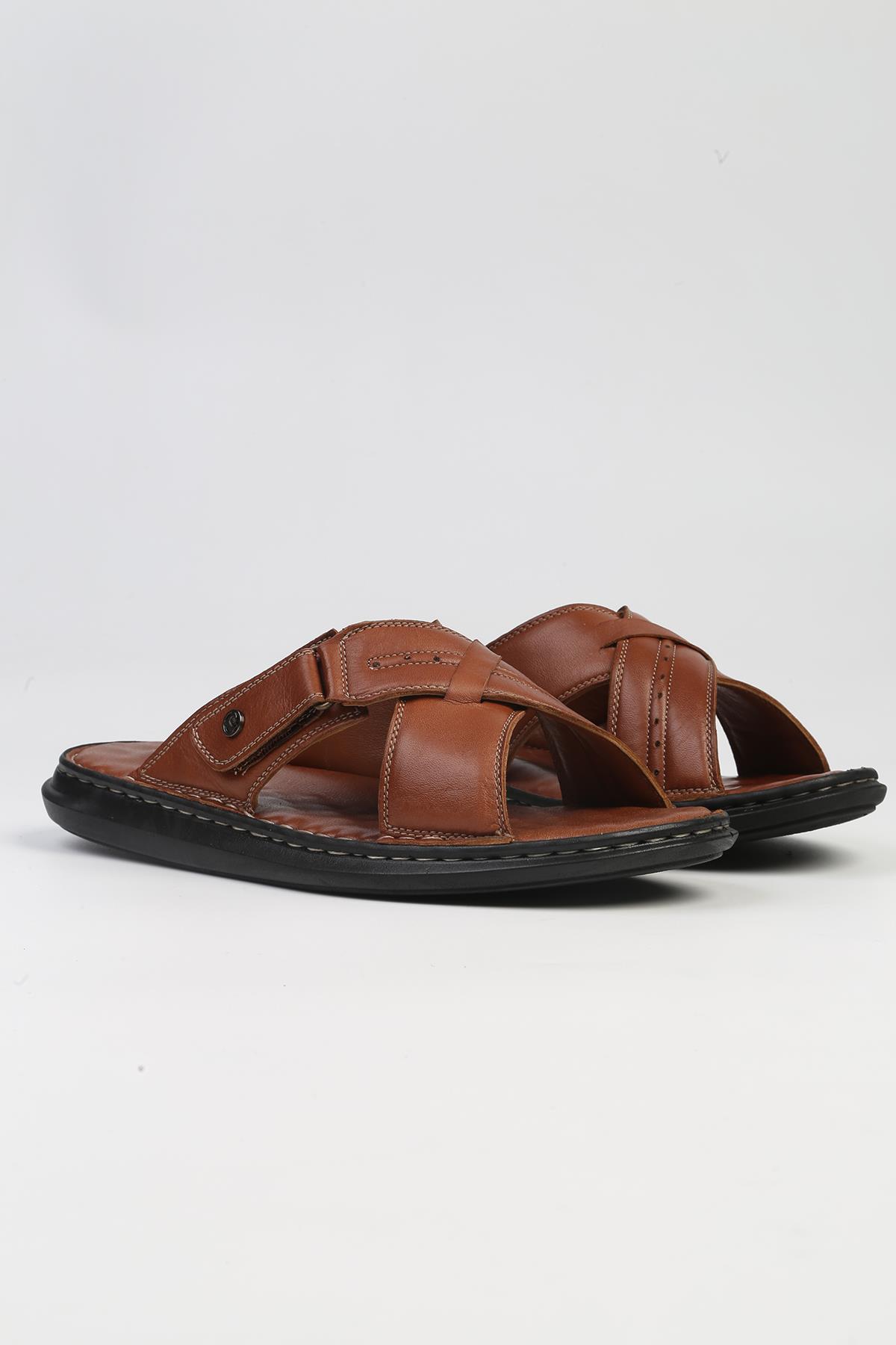 ® | PC-5121-3892 Taba-Erkek Terlik - Görsel 3