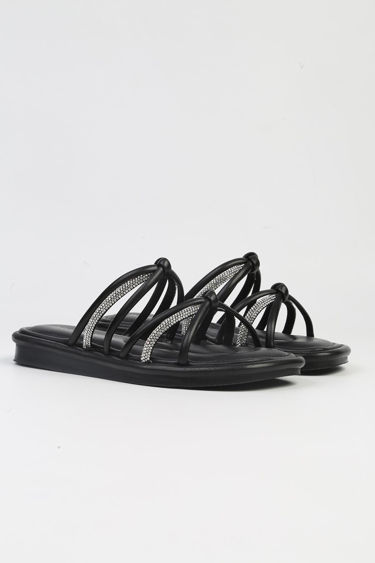 ® | PC-5106-3891 Siyah-Kadın Terlik - Görsel 3