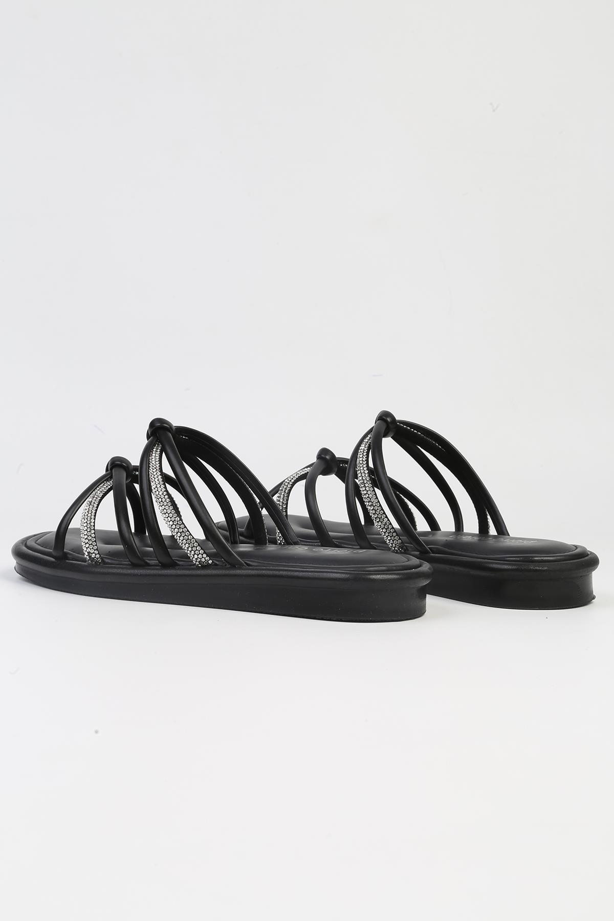 ® | PC-5106-3891 Siyah-Kadın Terlik - Görsel 4