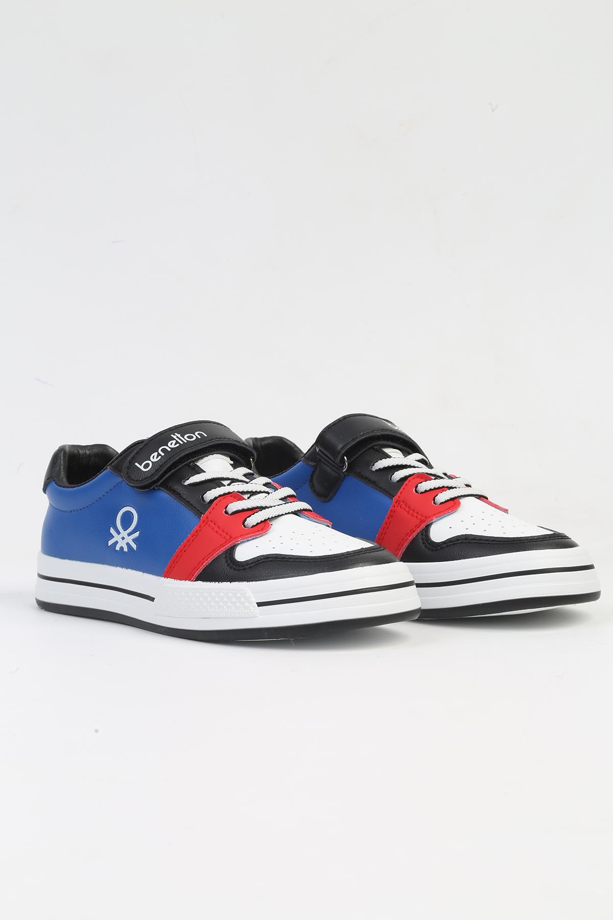 ® İTHAL Siyah Saks Mavi Çocuk Spor Ayakkabı BNI-10024 - Görsel 3