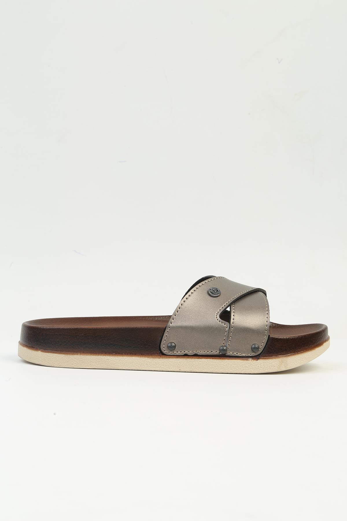 ® | PC-7260-3485 Platin - Kadın Terlik - Görsel 2