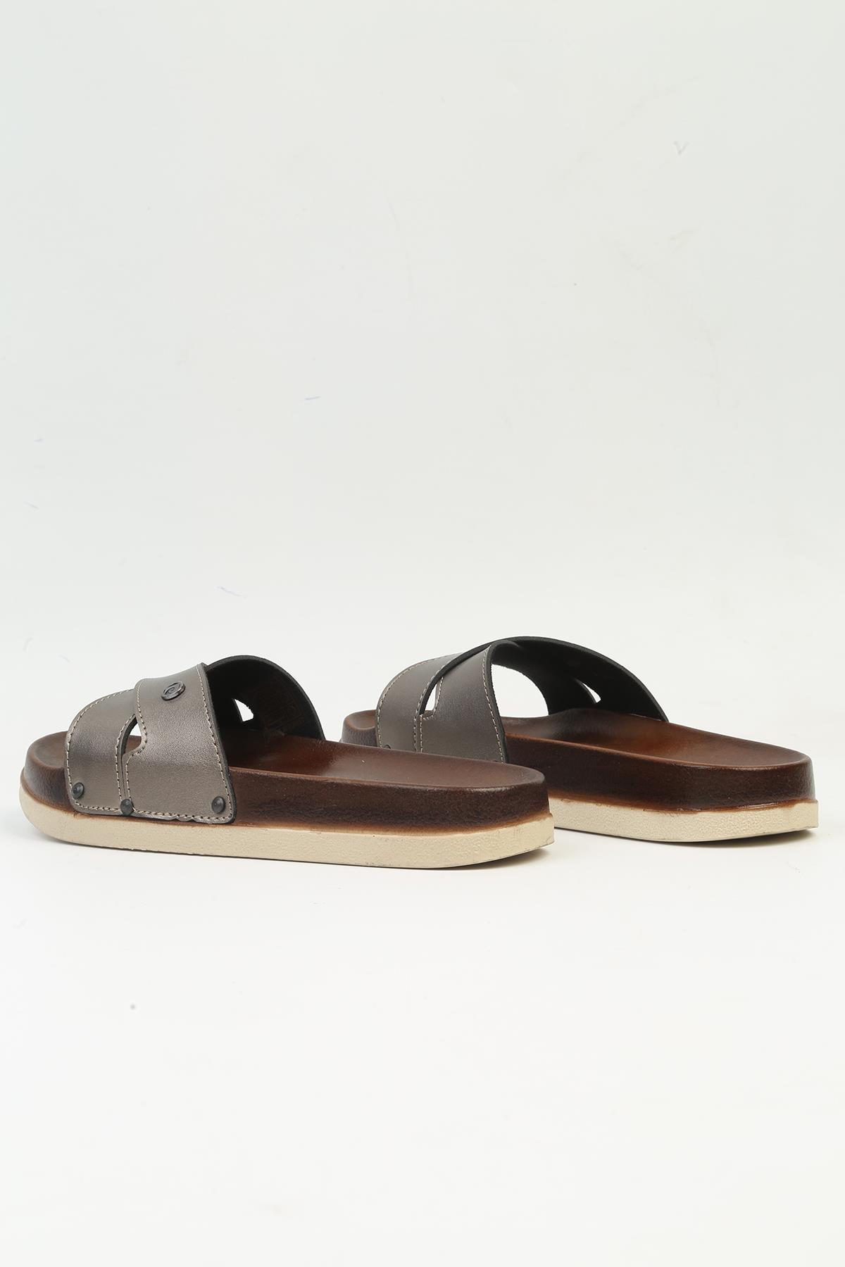 ® | PC-7260-3485 Platin - Kadın Terlik - Görsel 4