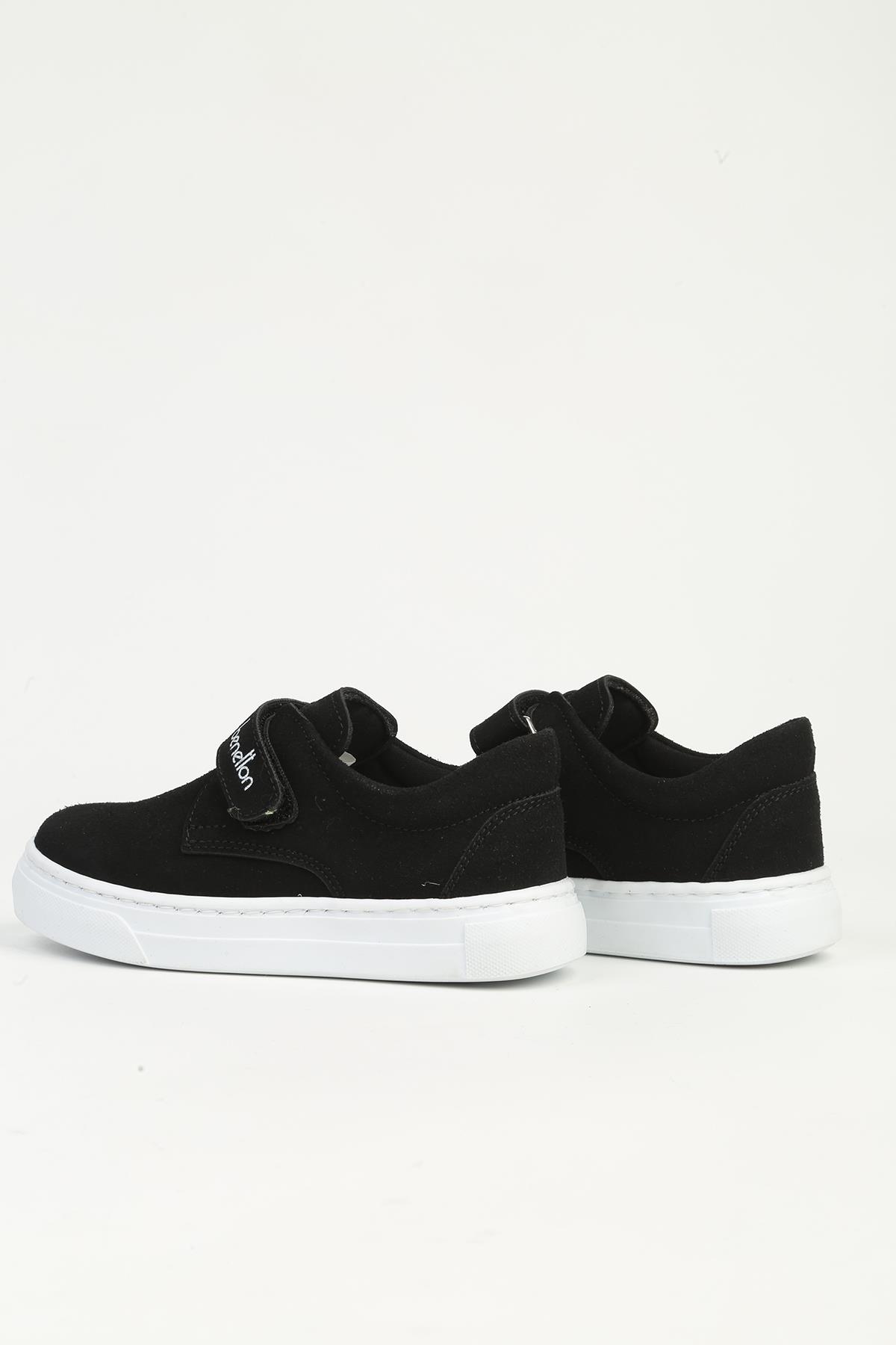 Siyah Nubuk Çocuk Spor Ayakkabı BN-32070 - Görsel 4