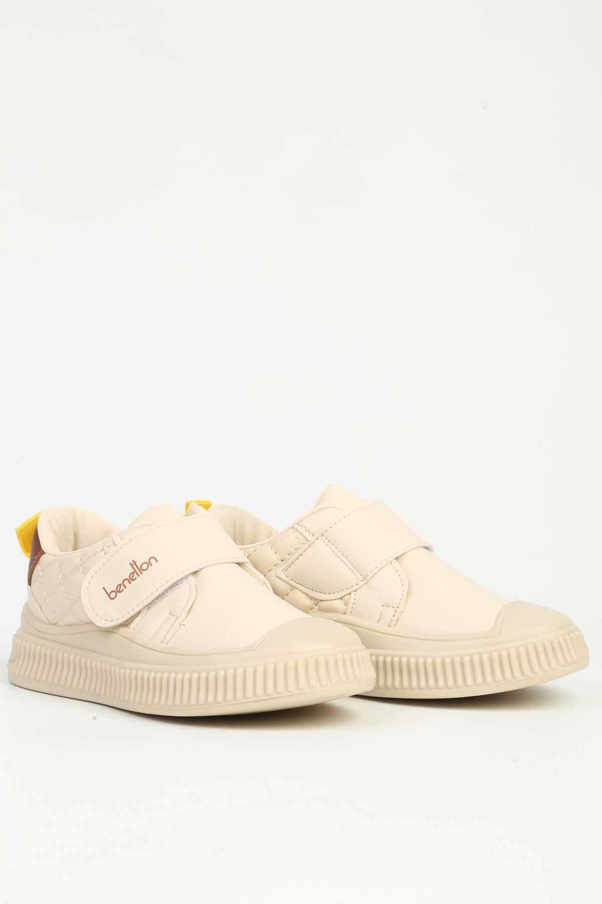 Bej Çocuk Spor Ayakkabı BN-32091 - Görsel 3