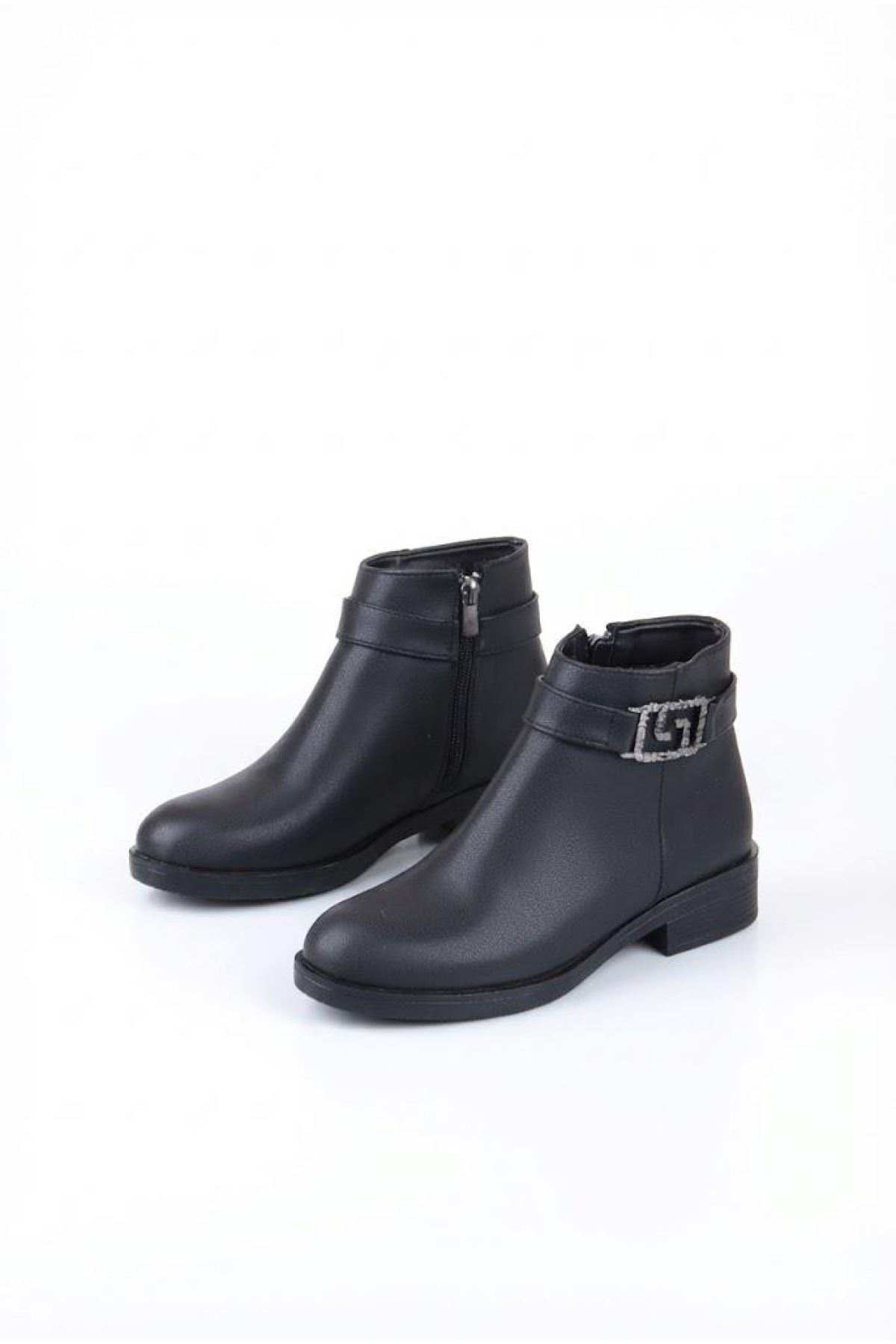 16142 Rahat Toka Detaylı Kaymaz Taban Sıcak Astar Kadın Bot - Görsel 6