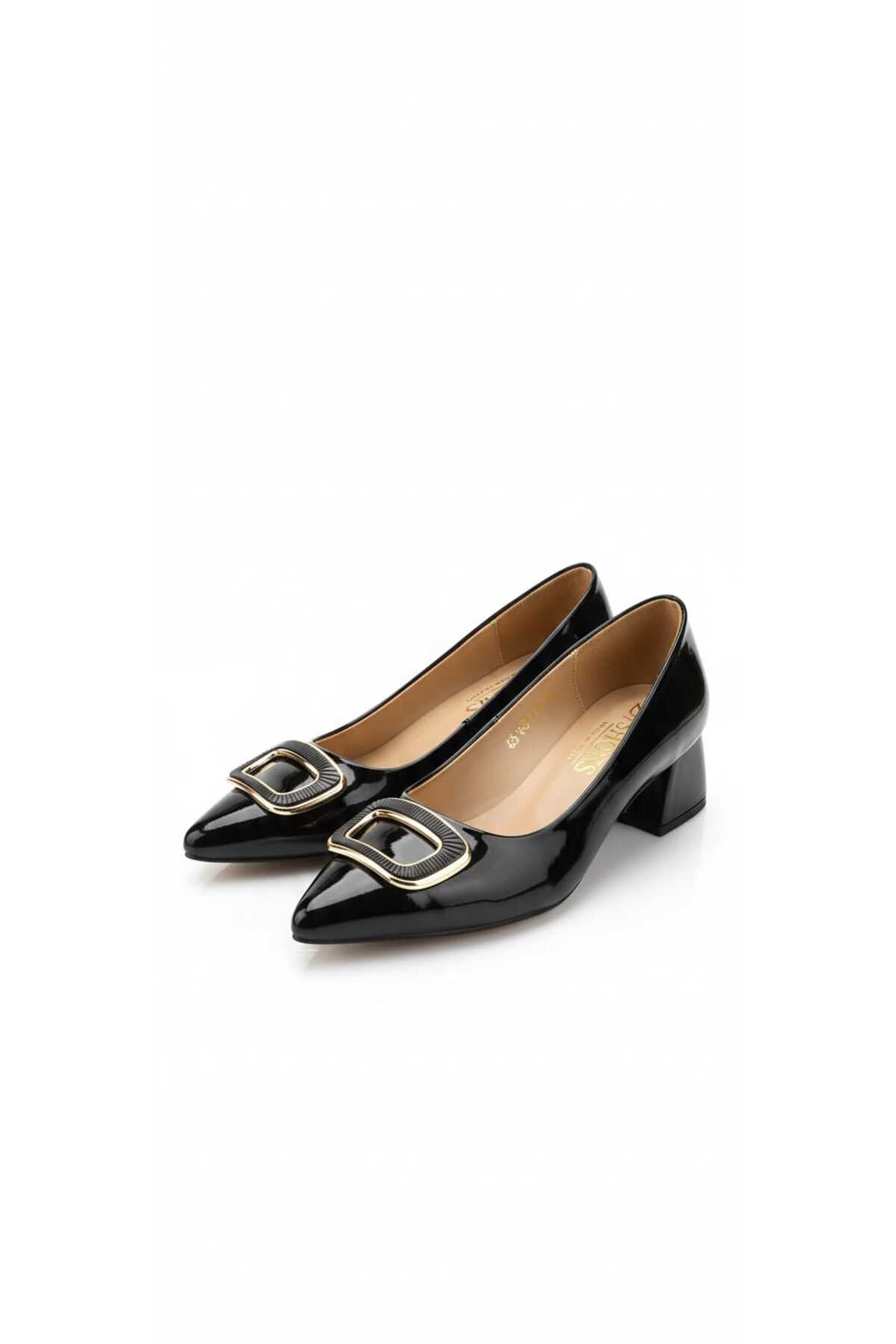 060 Rugan Klasık Topuklu Günlük Casual Ayakkabı - Görsel 3