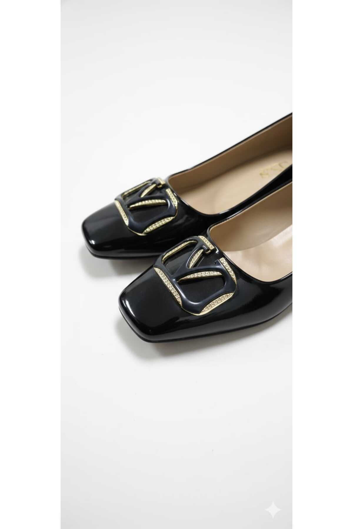 065 Rugan Klasık Topuklu Günlük Casual Ayakkabı - Görsel 6