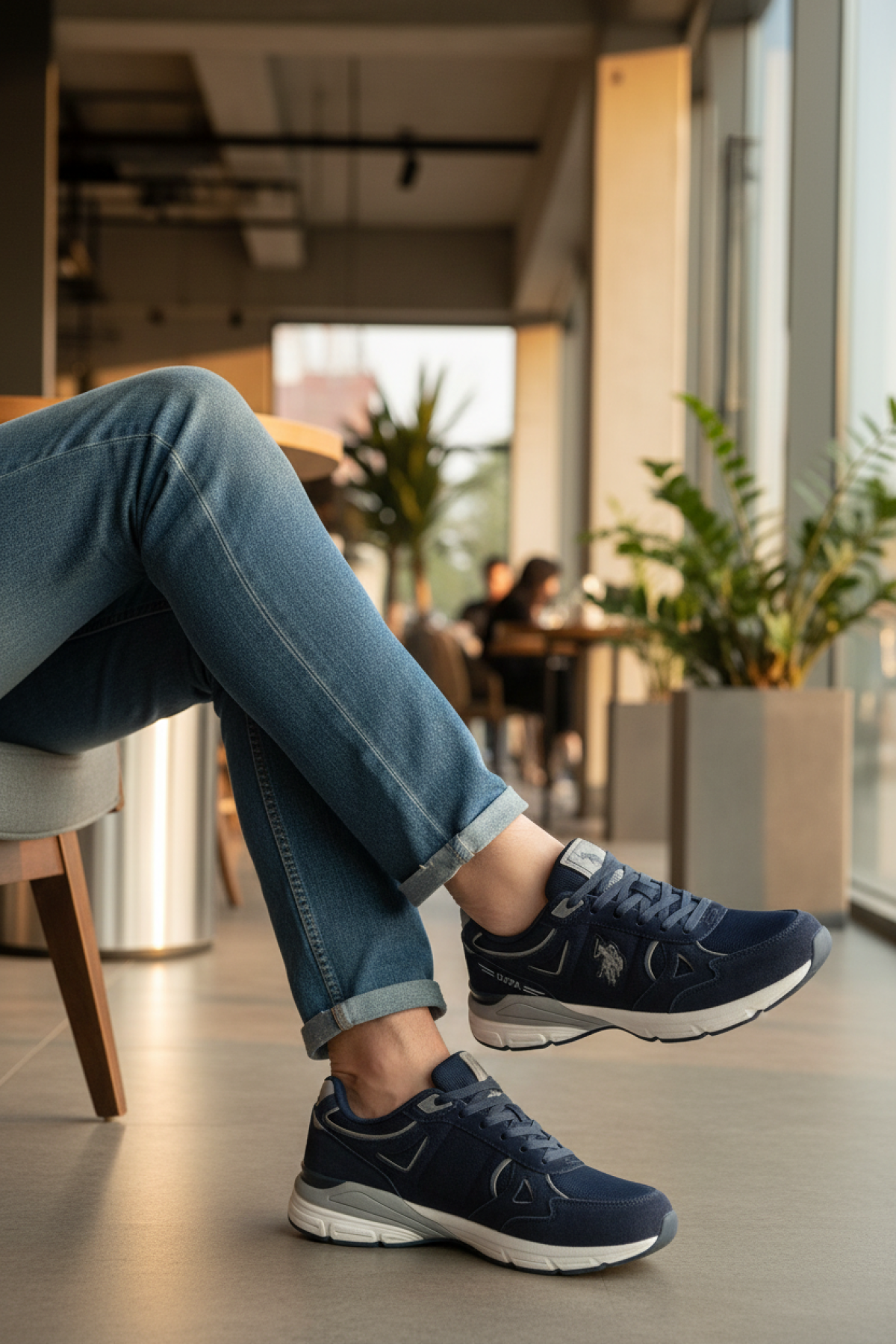 NOE 5PR Lacivert Erkek Spor Ayakkabı - Görsel 3