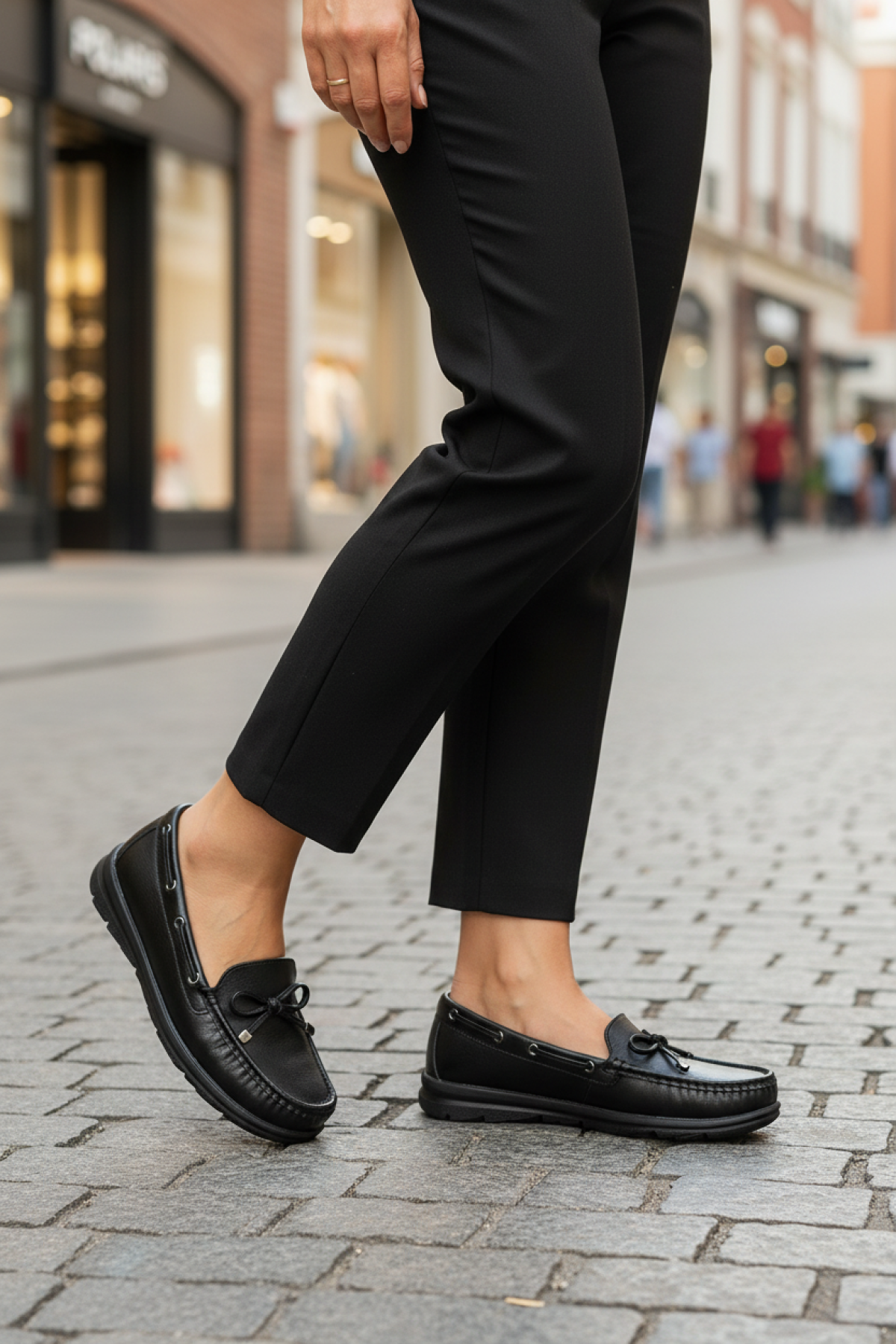 166891.Z5FX Siyah Kadın Loafer - Görsel 3