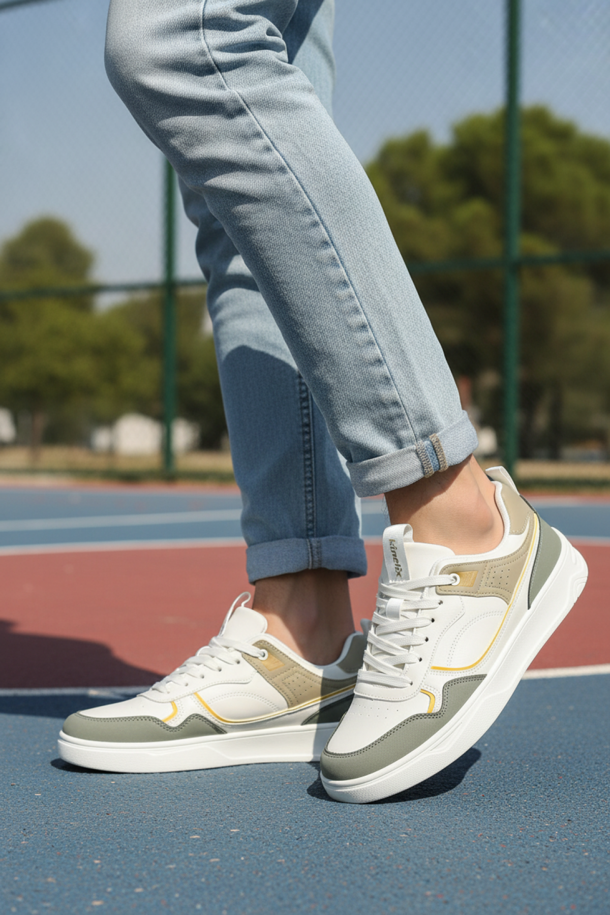 TERYA 5FX Beyaz Erkek Sneaker - Görsel 3