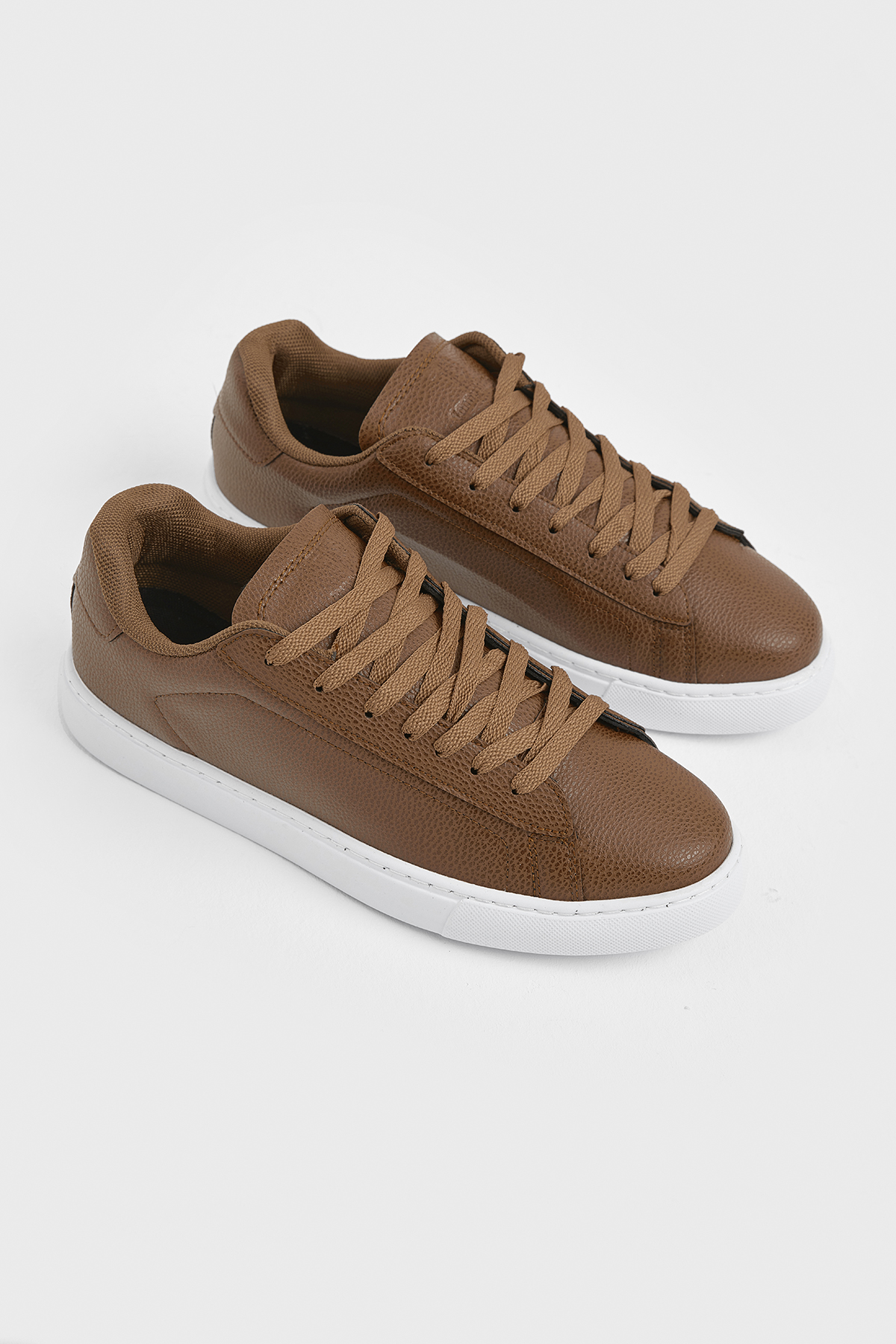 Erkek Taba Poli Taban Bağcıklı Günlük Spor Ayakkabı - Görsel 3