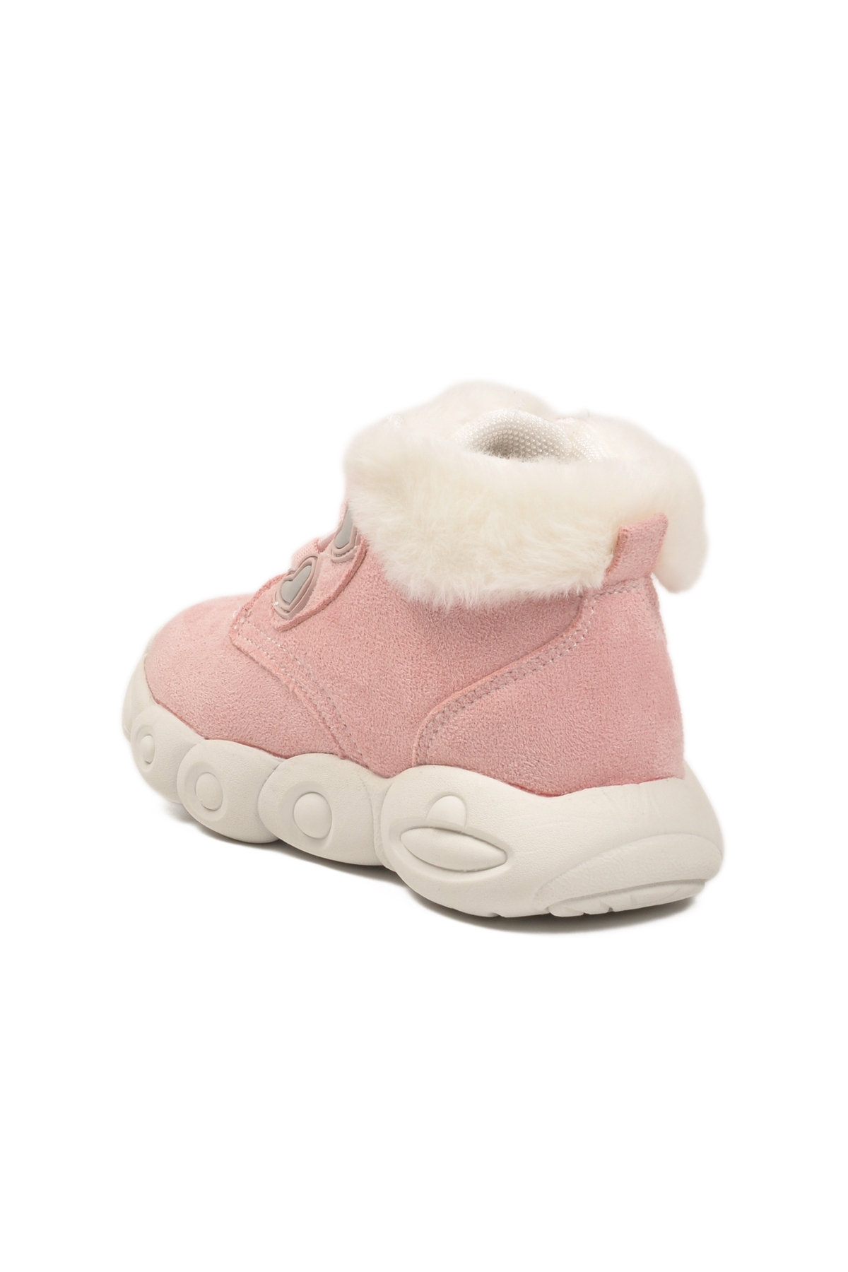 Somon Kilit Bağcıklı Hafif Desenli Kız Çocuk Bot Lici B - Görsel 5