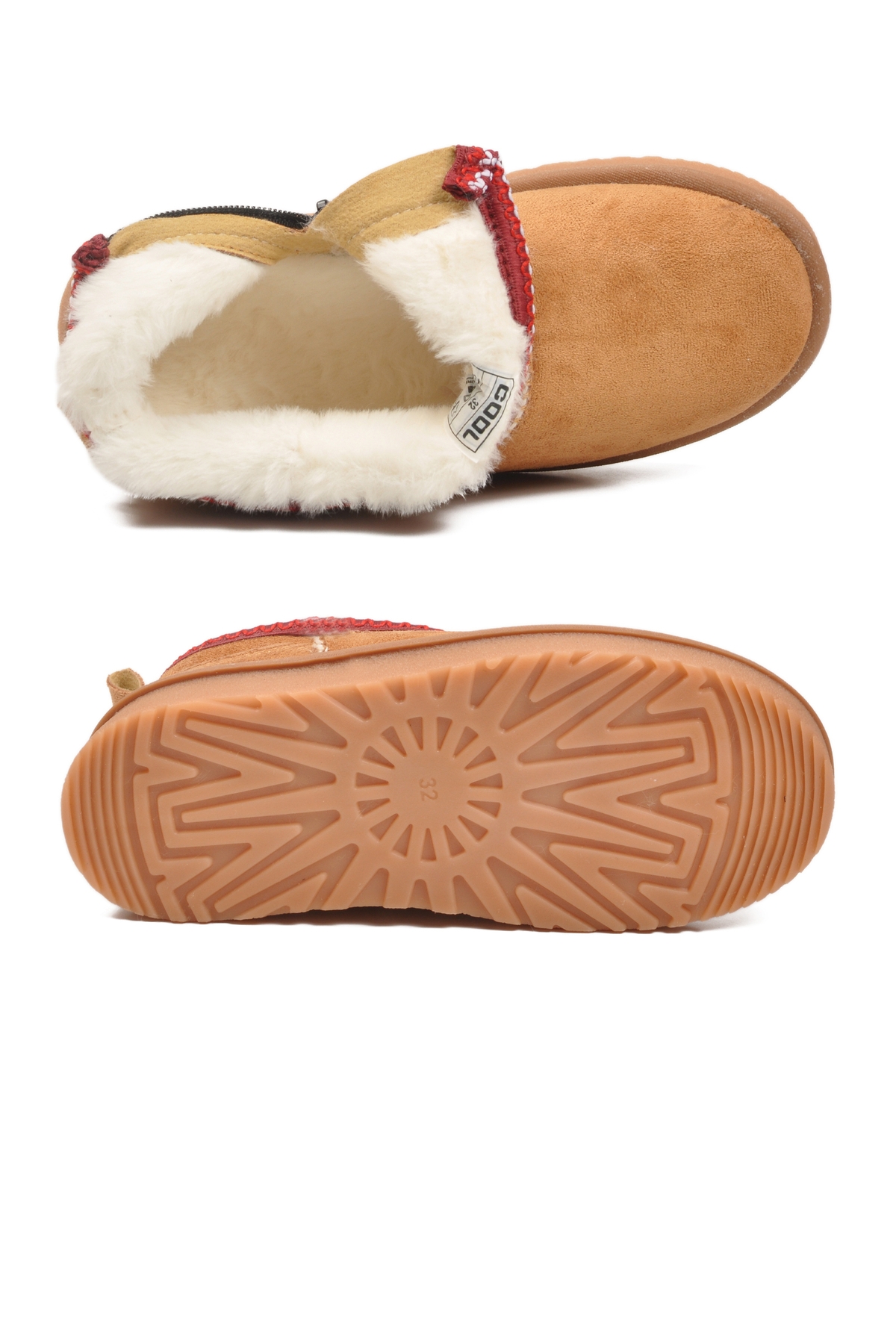 Taba Süet İçi Kürklü Soğuğa Dirençli Kız Çocuk Bot Ugy F - Görsel 6