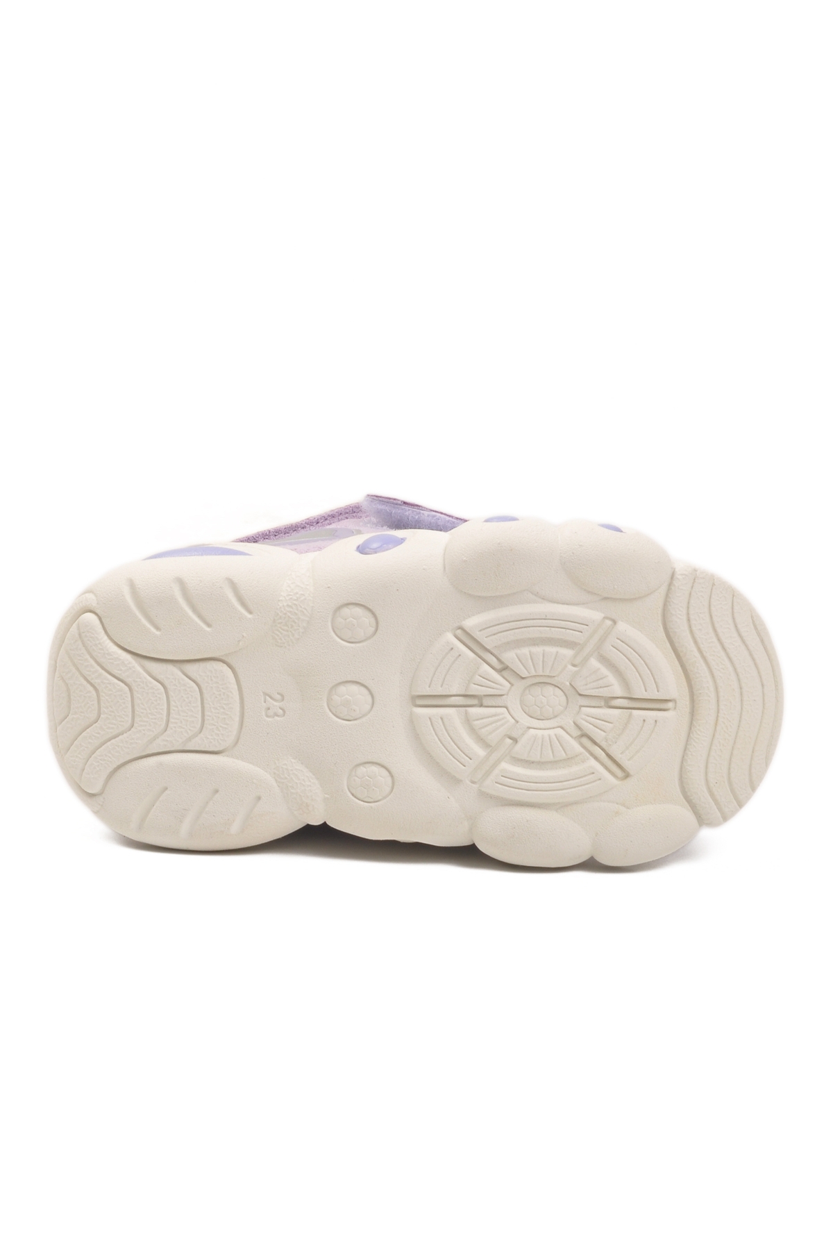 Lila Kilit Bağcıklı Hafif Desenli Kız Çocuk Bot Lici B - Görsel 6