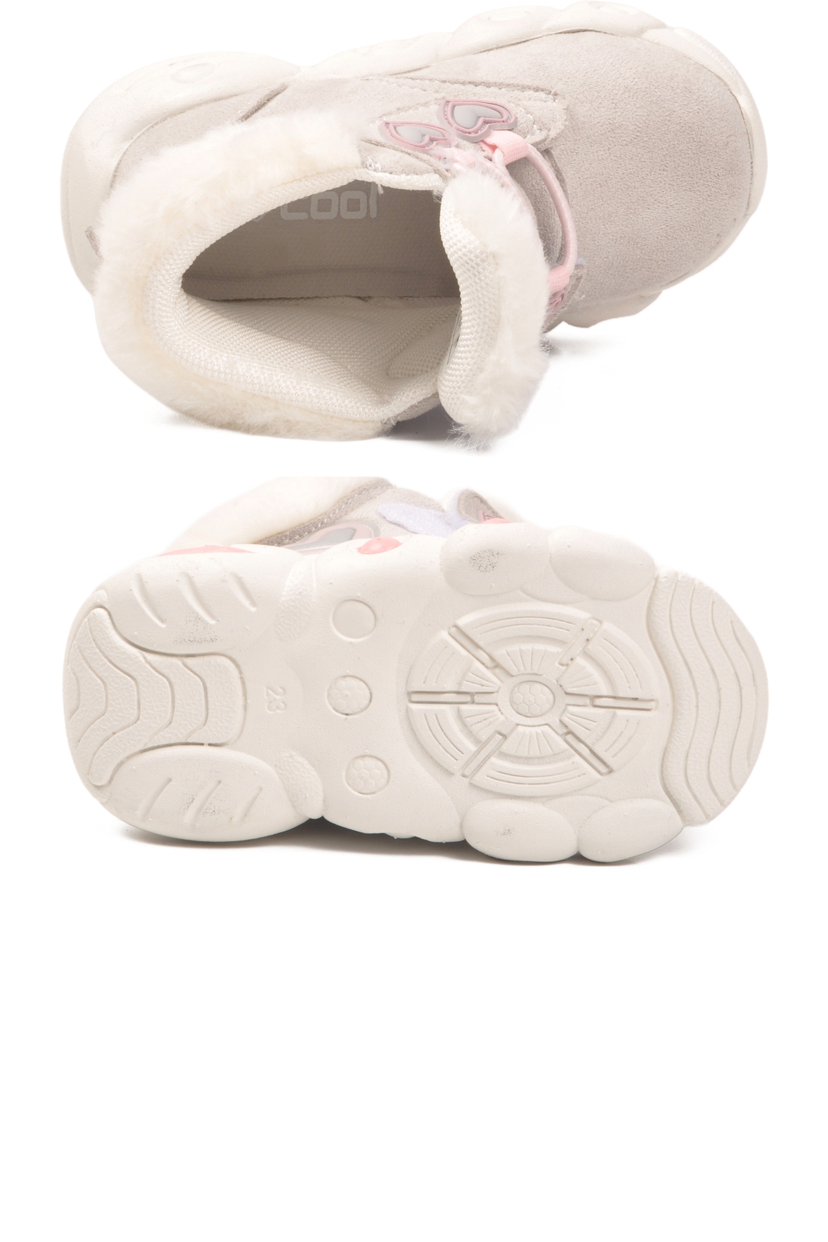 Buz Kilit Bağcıklı Hafif Desenli Kız Çocuk Bot Lici B - Görsel 6