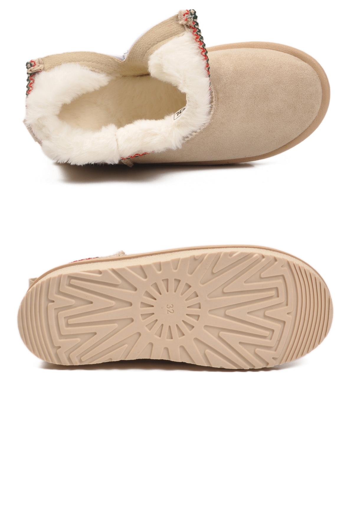 Bej Süet İçi Kürklü Soğuğa Dirençli Kız Çocuk Bot Ugy F - Görsel 6