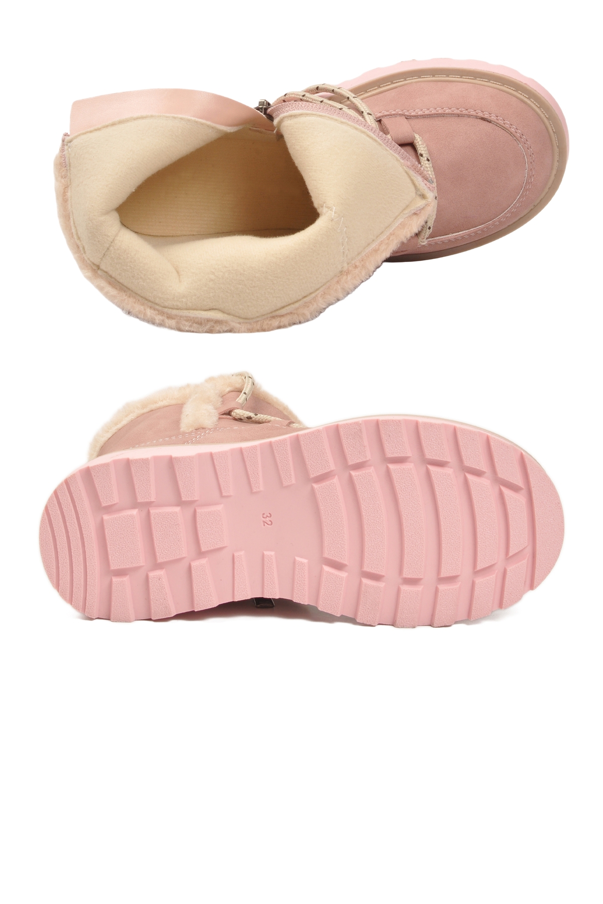 Pudra İçi Polarlı Kaymaz Kız Çocuk Bot Lina F - Görsel 6