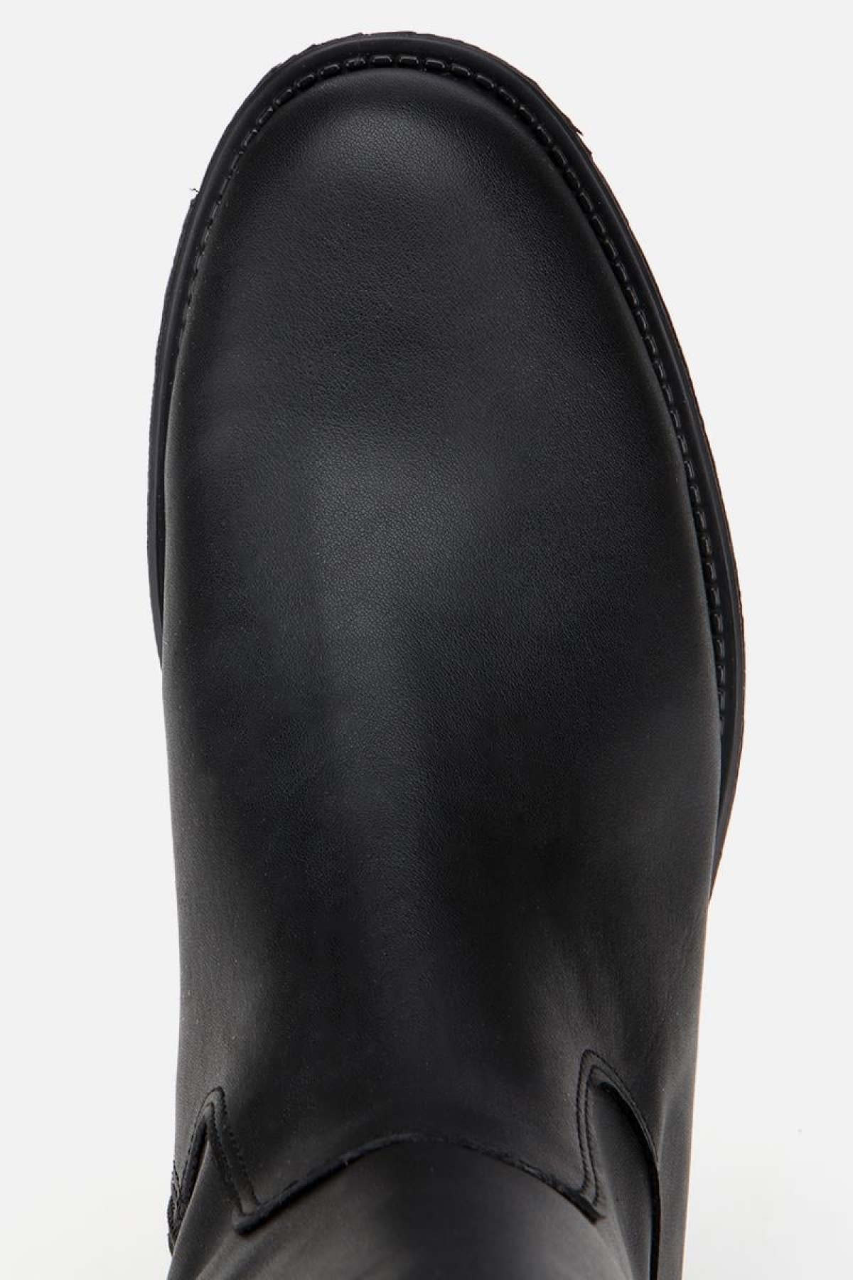 Kadın Siyah Binici Düz Çizme - Görsel 6