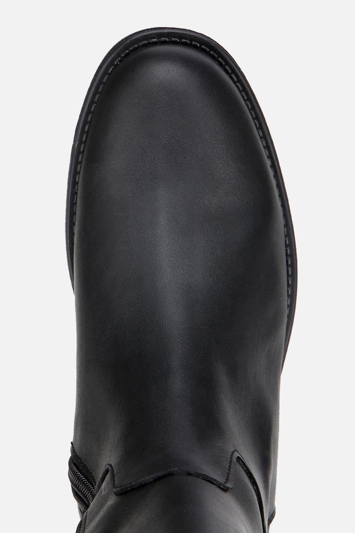 Kadın Siyah Taşlı Düz Çizme - Görsel 6