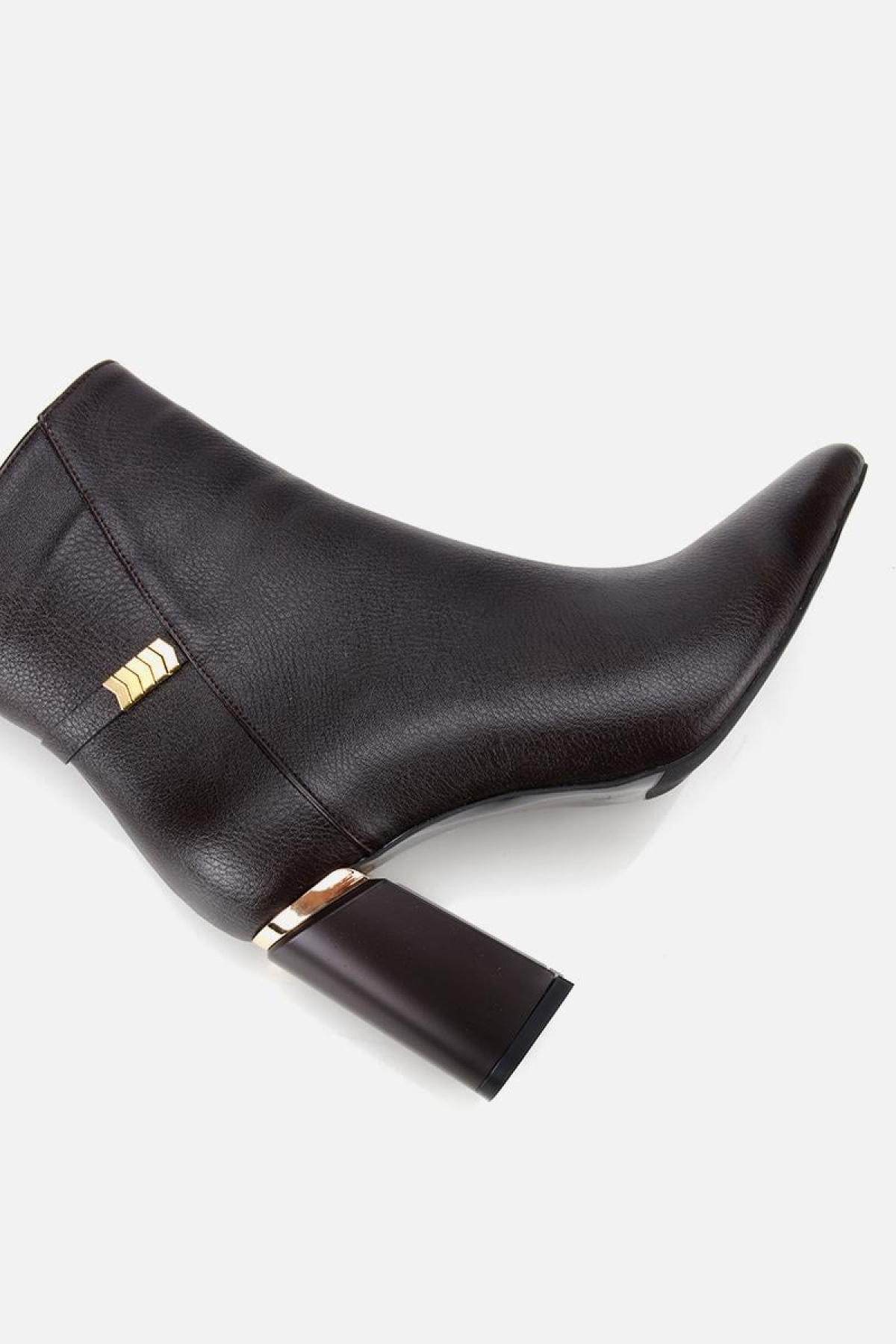 Yaya By Hotiç Kahverengi Yaya By Hotiç Yaya By Kadın Fermuarlı Kalın Topuklu Bot