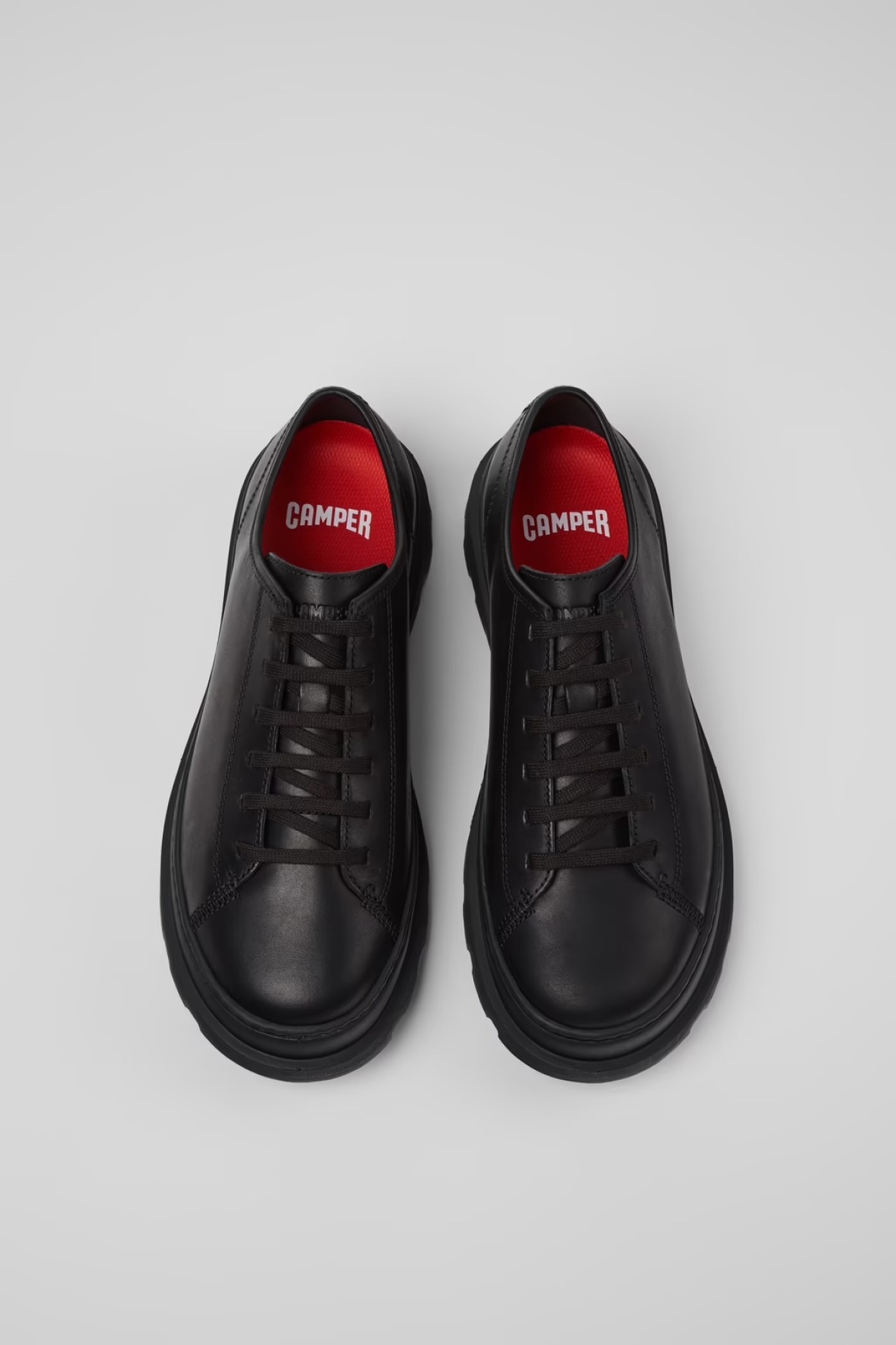 Camper Camper Siyah Brutus+ Erkek Deri Ayakkabı K101066-001 Sneaker | Flo Siyah - 5. görsel