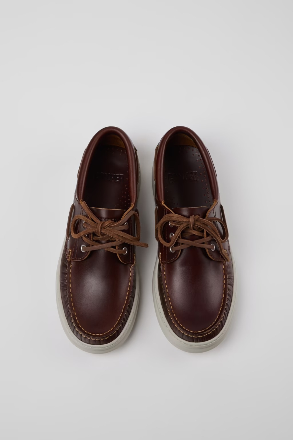 Camper Camper Kahverengi Runner Four Deri Erkek Makosen Ayakkabı K101073-003 Casual Ayakkabı | Flo Kahverengi - 4. görsel