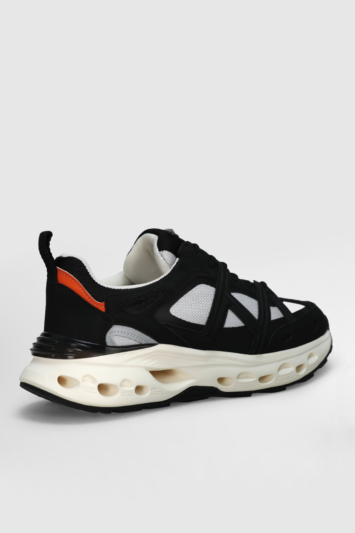 Lufian Lufian Siyah Vlad Erkek Deri Sneaker Ayakkabı 112230236 | Flo Siyah - 4. görsel