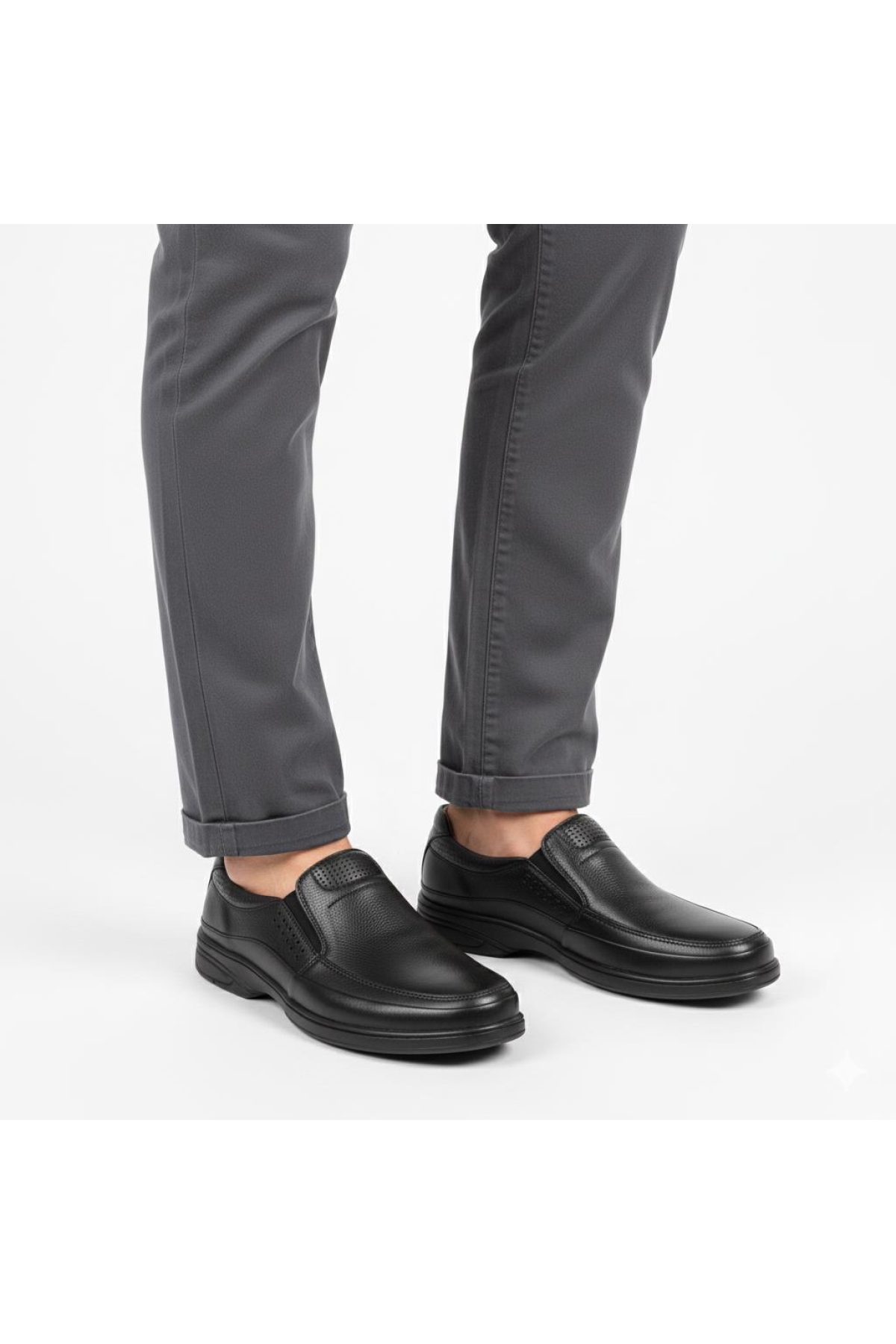632860 Rahat Ortopedik Erkek Deri Günlük Ayakkabı - Görsel 2