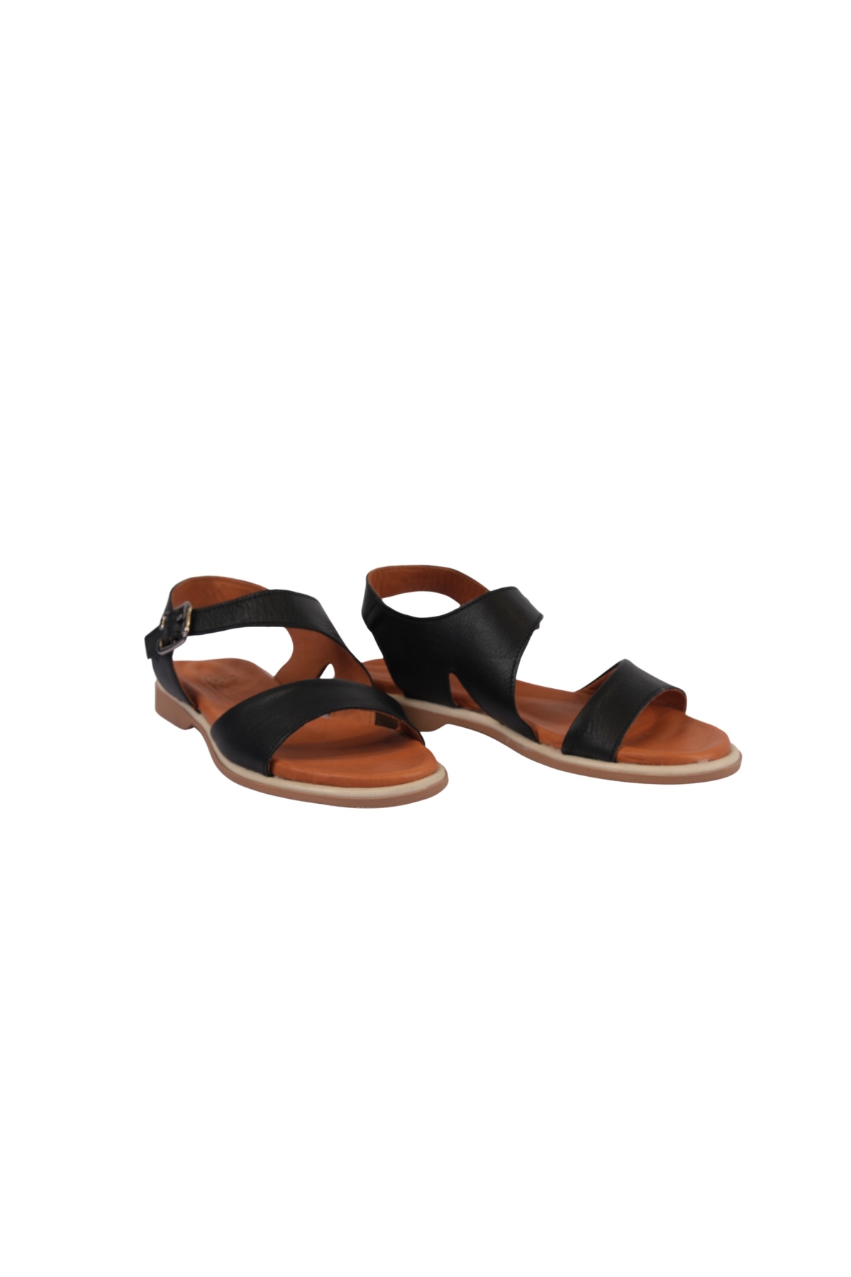 Kadın Çapraz Bantlı Platform Tabanlı Ayarlanabilir Kayışlı Sandalet NAPA-1206 - Görsel 5